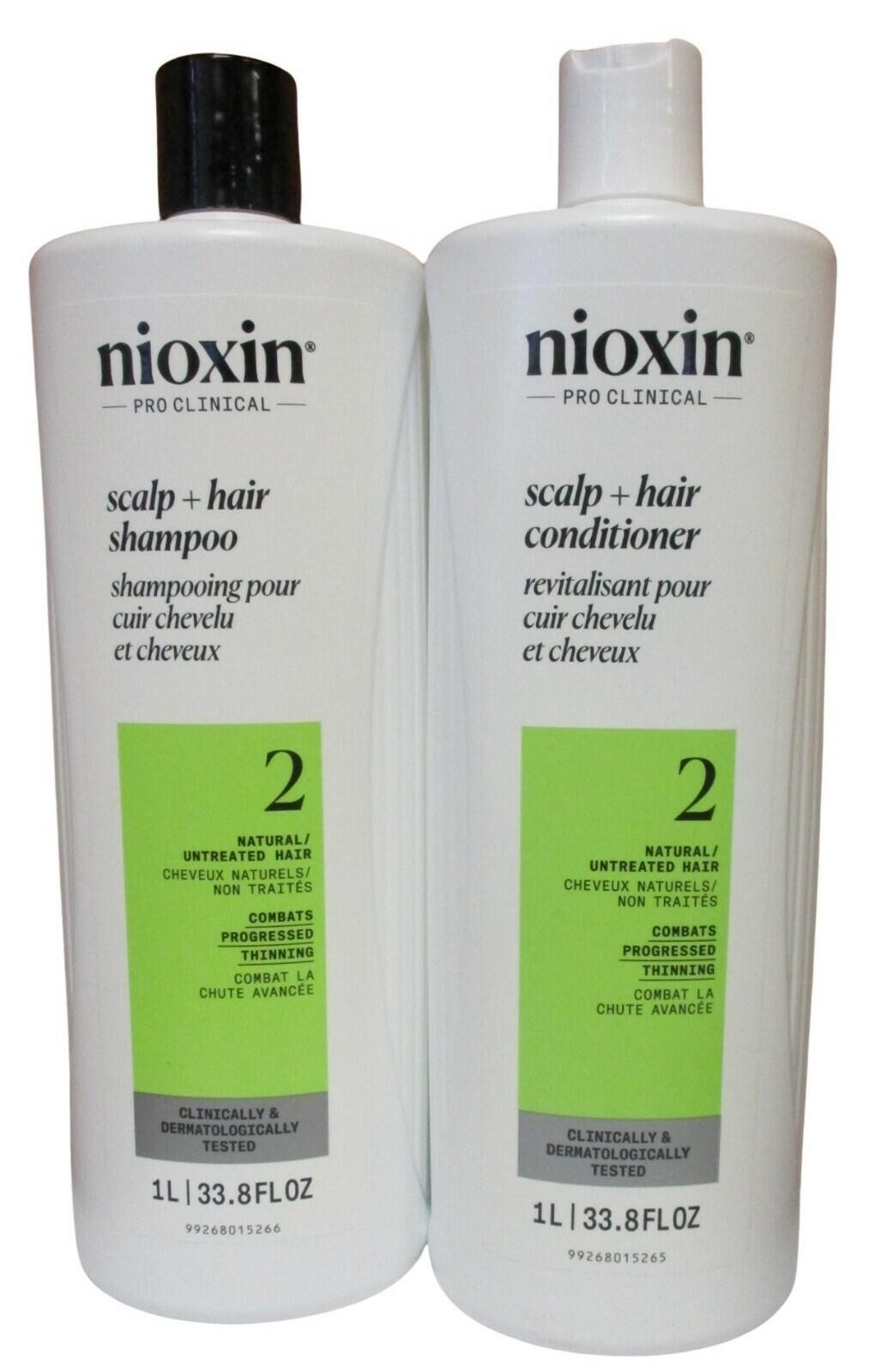 Nioxin Shampoo and Conditioner 33.8 oz Liter Choose your System 1, 2, 3, 4