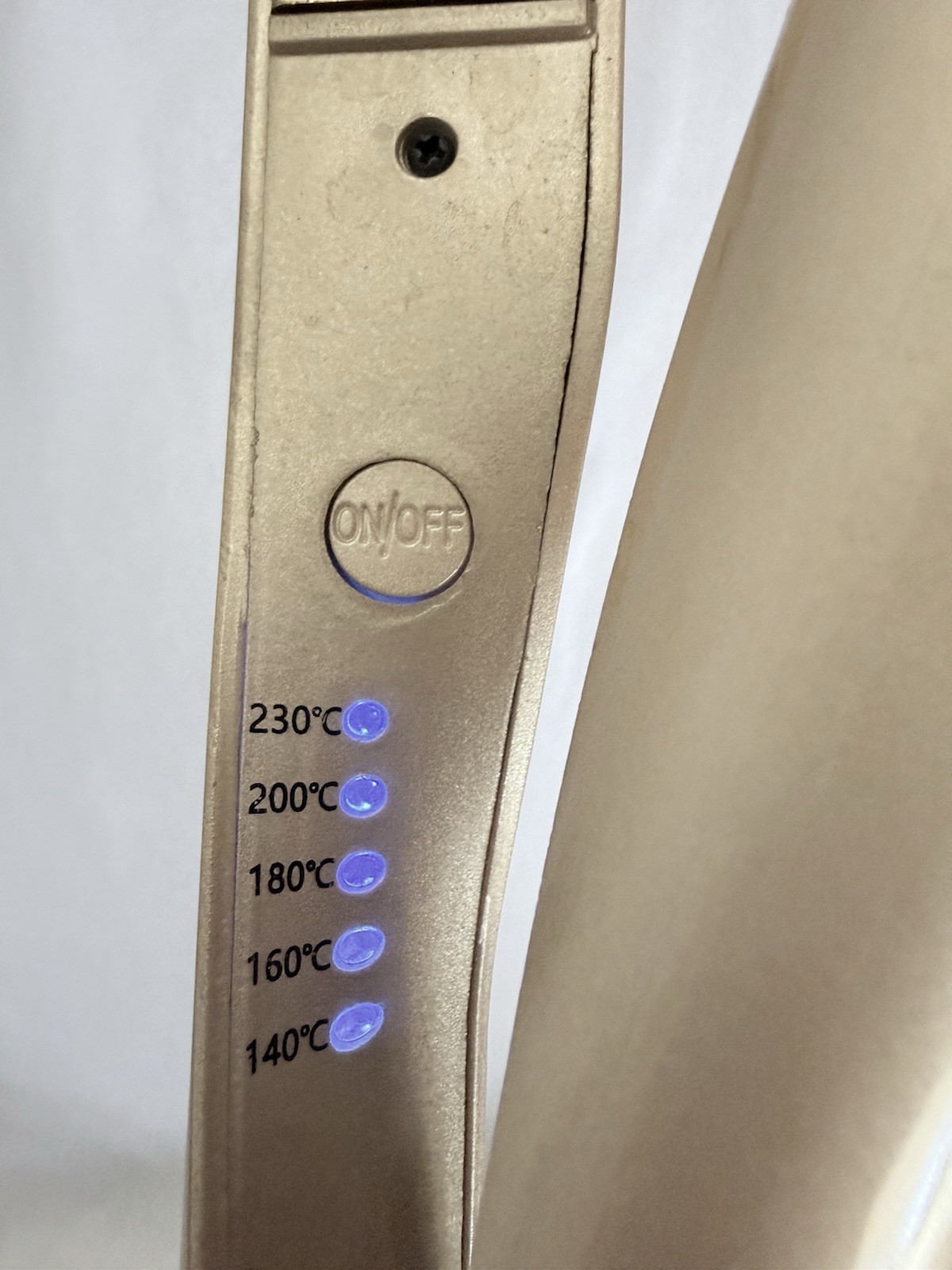 Unbranded Gold Hair Straightener & Curling Iron 150–230°C Dual Use Flat Iron