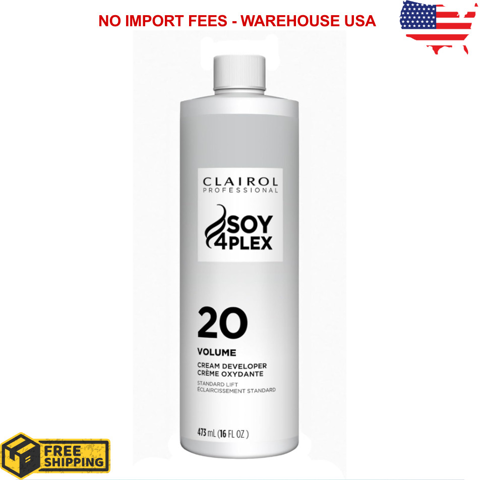 Clairol Professional Crème Permanente 20 volume Hair Developer, 16 oz. – Packagi