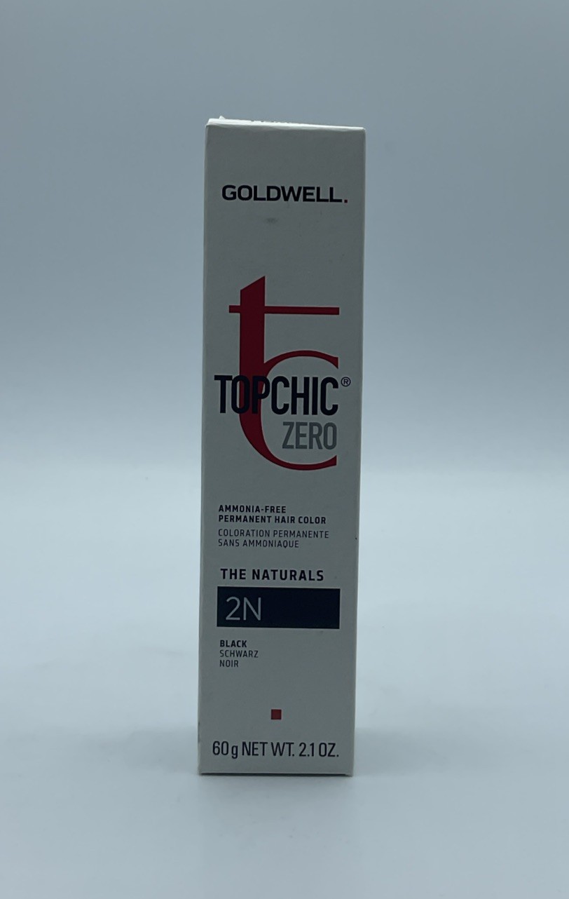 Goldwell Topchic Zero 2N Black 60g Hair Color New