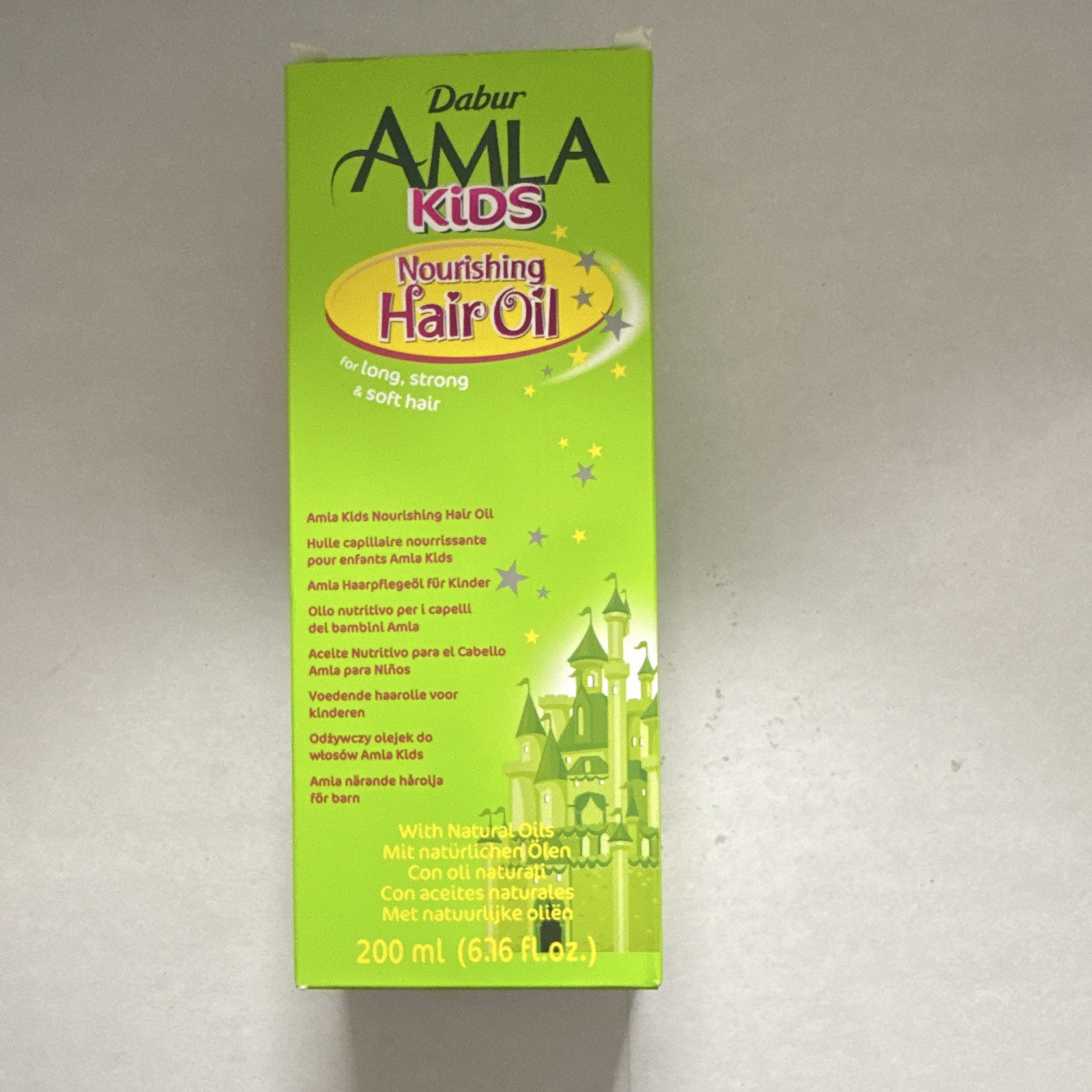 Dabur Amla Kids Nourishing Hair Oil w/ Natural Oils Amla Olive Almond 200ml