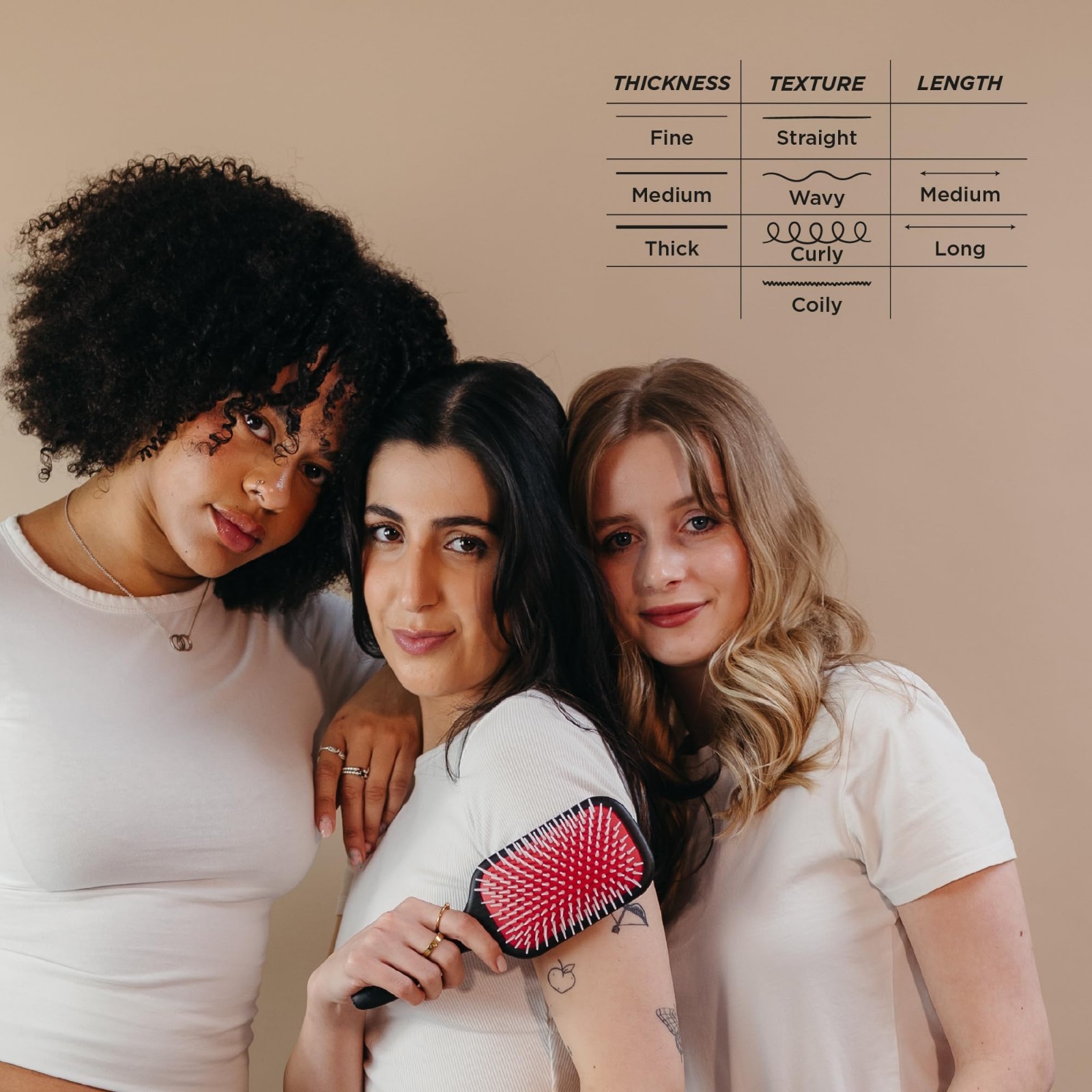 Power Paddle Hair Brush for Quick Detangling, Blow Drying & Styling – Unisex