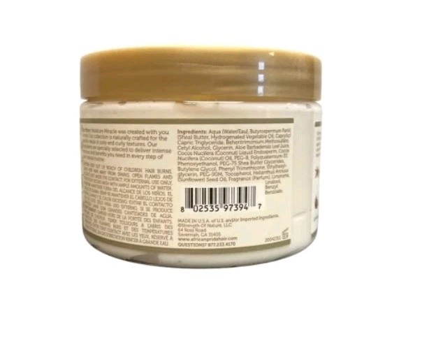 African Pride Moisture Miracle Curl Smoothie – 12 oz – Aloe and Coconut Water