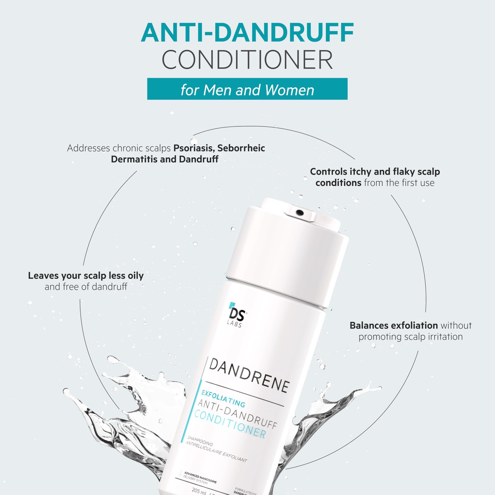 Ds Laboratories Ds Labs Dandrene Dandruff Conditioner 205Ml – For Itchy Flaky