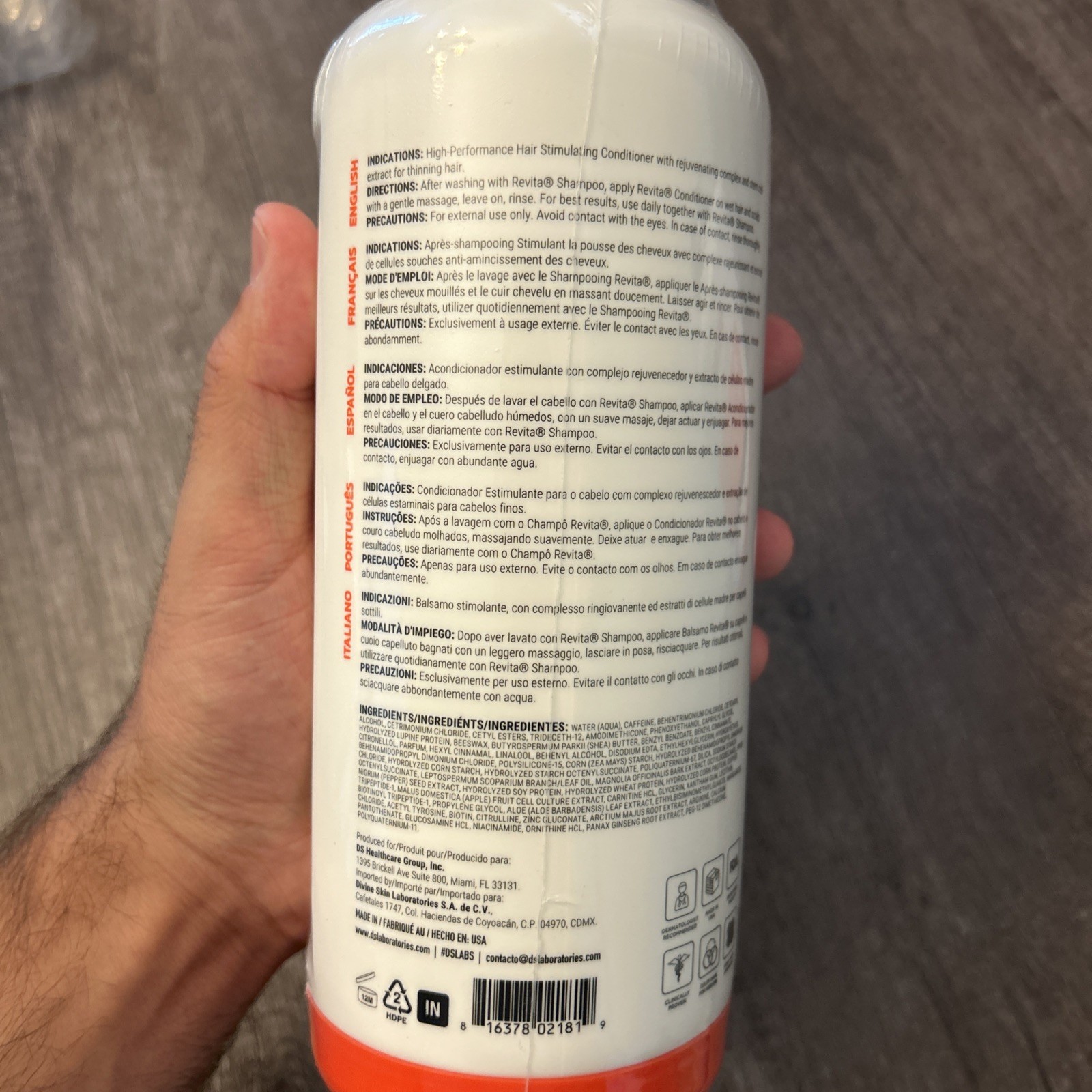 DS Laboratories Revita Stimulating Shampoo & Conditioner 31 Oz EXP. 2025 / 2026