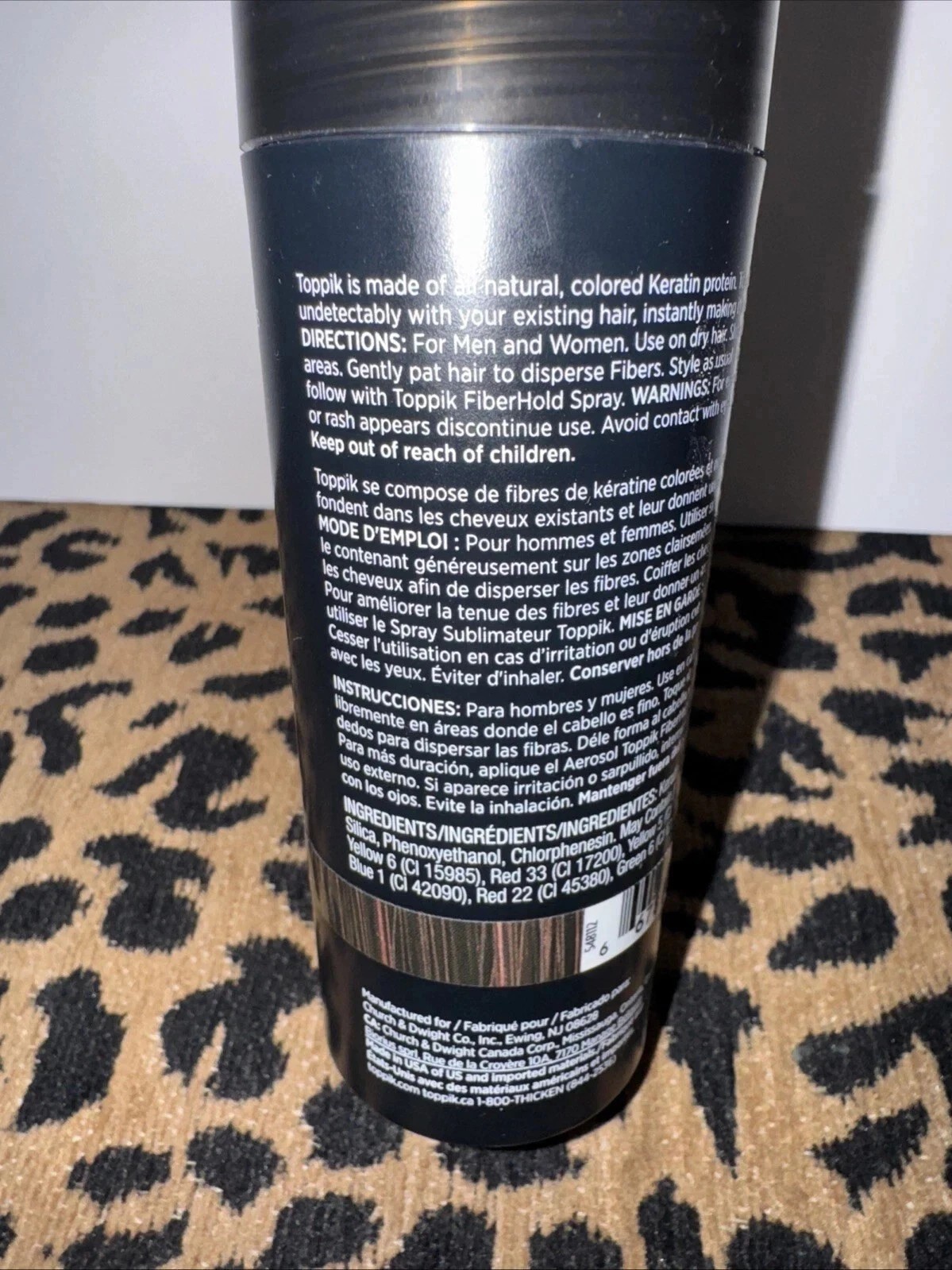 Toppik Hair Building Fibers in Dark Brown 27.5gr / 0.97oz NEW 100% AUTHENTIC