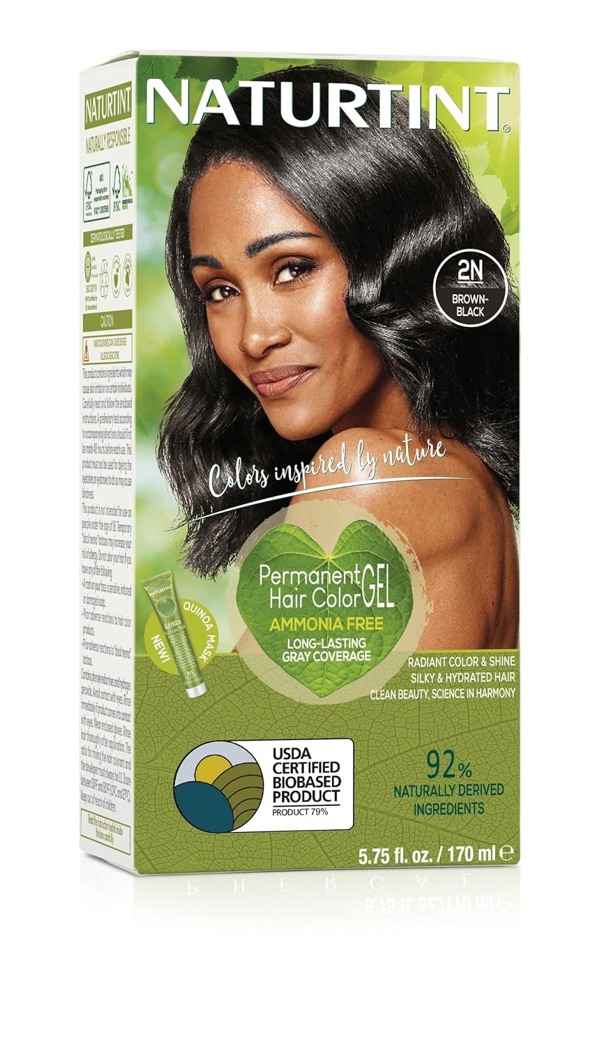2N Brown Black Hair Color, 5.07 FZ