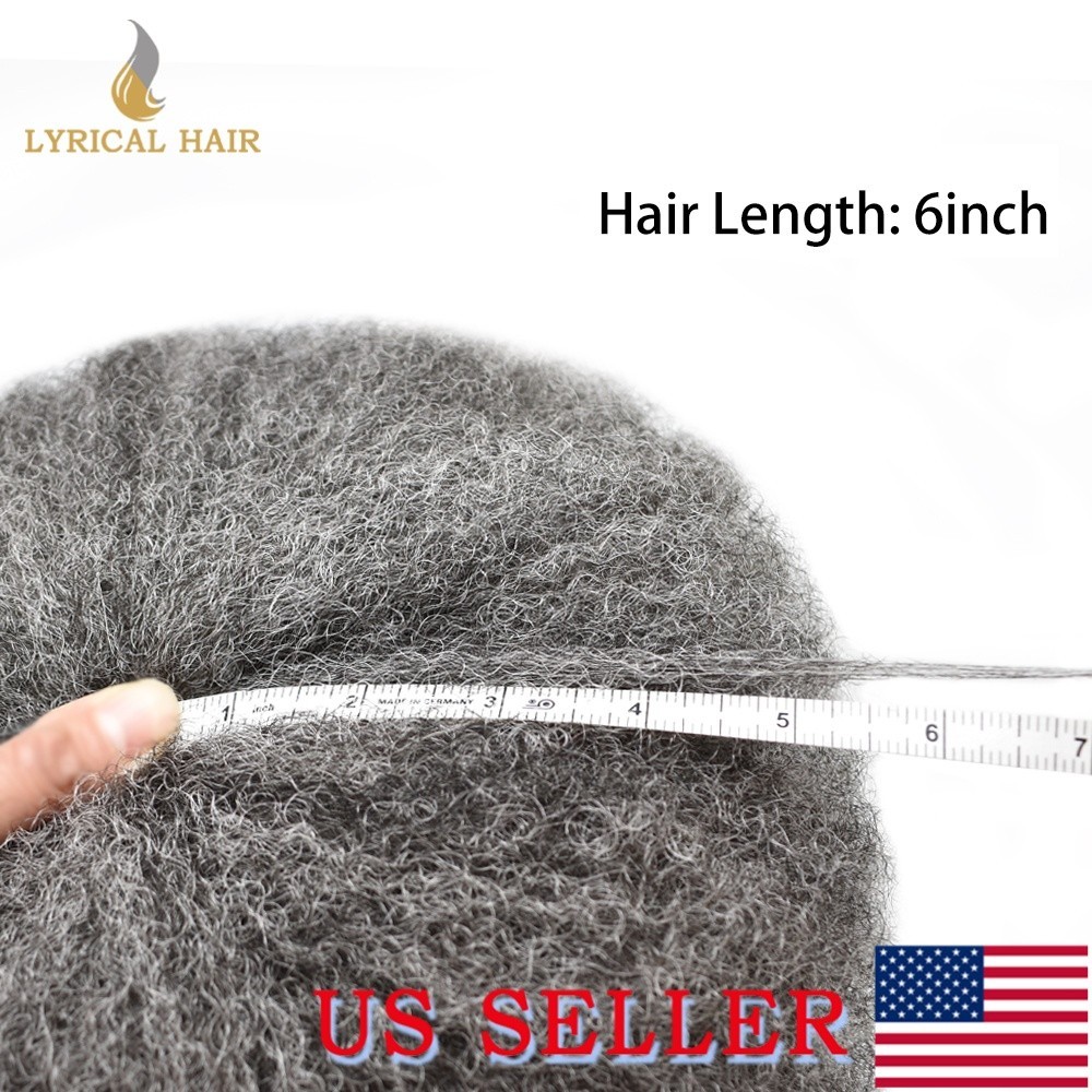 Lyrical Hair Unit For Black Men Full Lace Afro Toupee For Men Human Hair Piece