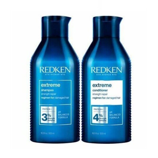 Redken Extreme Shampoo & Conditioner 10.1oz/300ml ea.