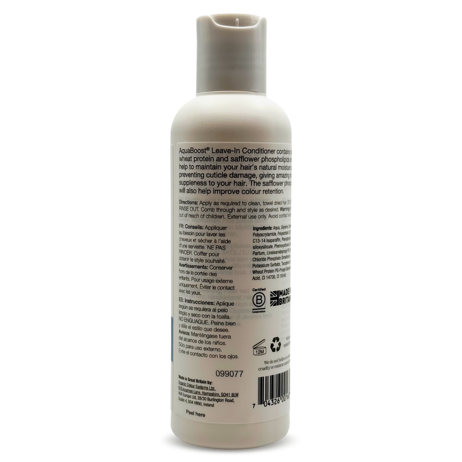 Organic Colour Systems Aqua Boost Leave-In Conditioner 6.76 oz 200ml