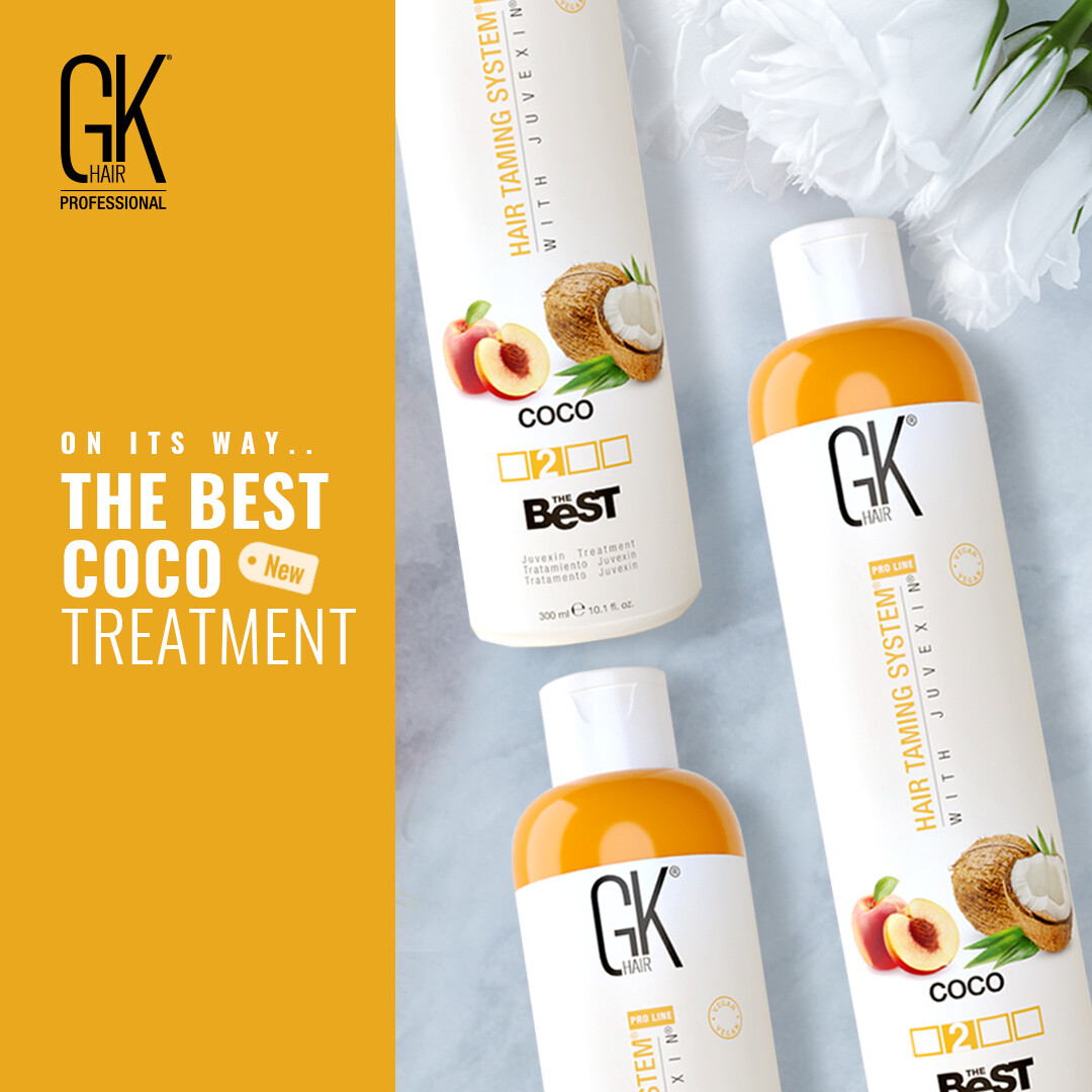 GK HAIR Best COCO 10.1 fl Oz Brazilian Blowout Women Keratin Treatment Smoothing