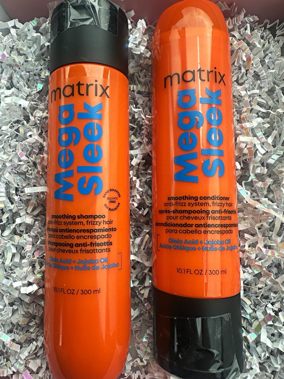 Matrix Mega Sleek Shampoo & Conditioner Set 10.1 fl oz Sulfate-Free Anti-Frizz