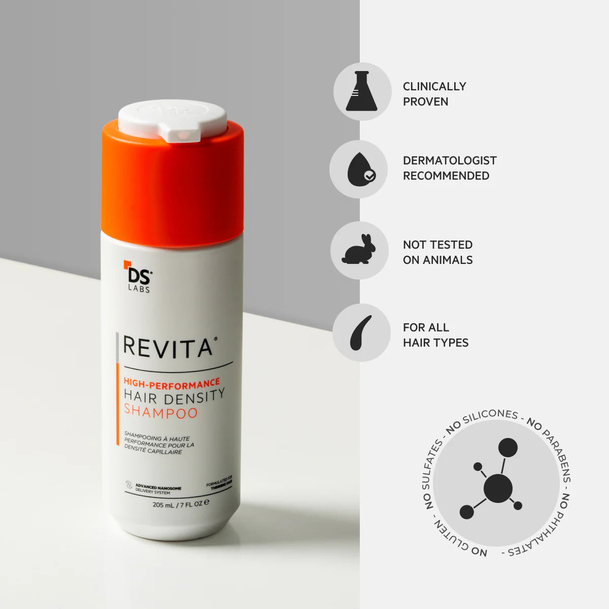 Hair Regrowth Stimulation Kit | Spectral.UHP + Revita Shampoo