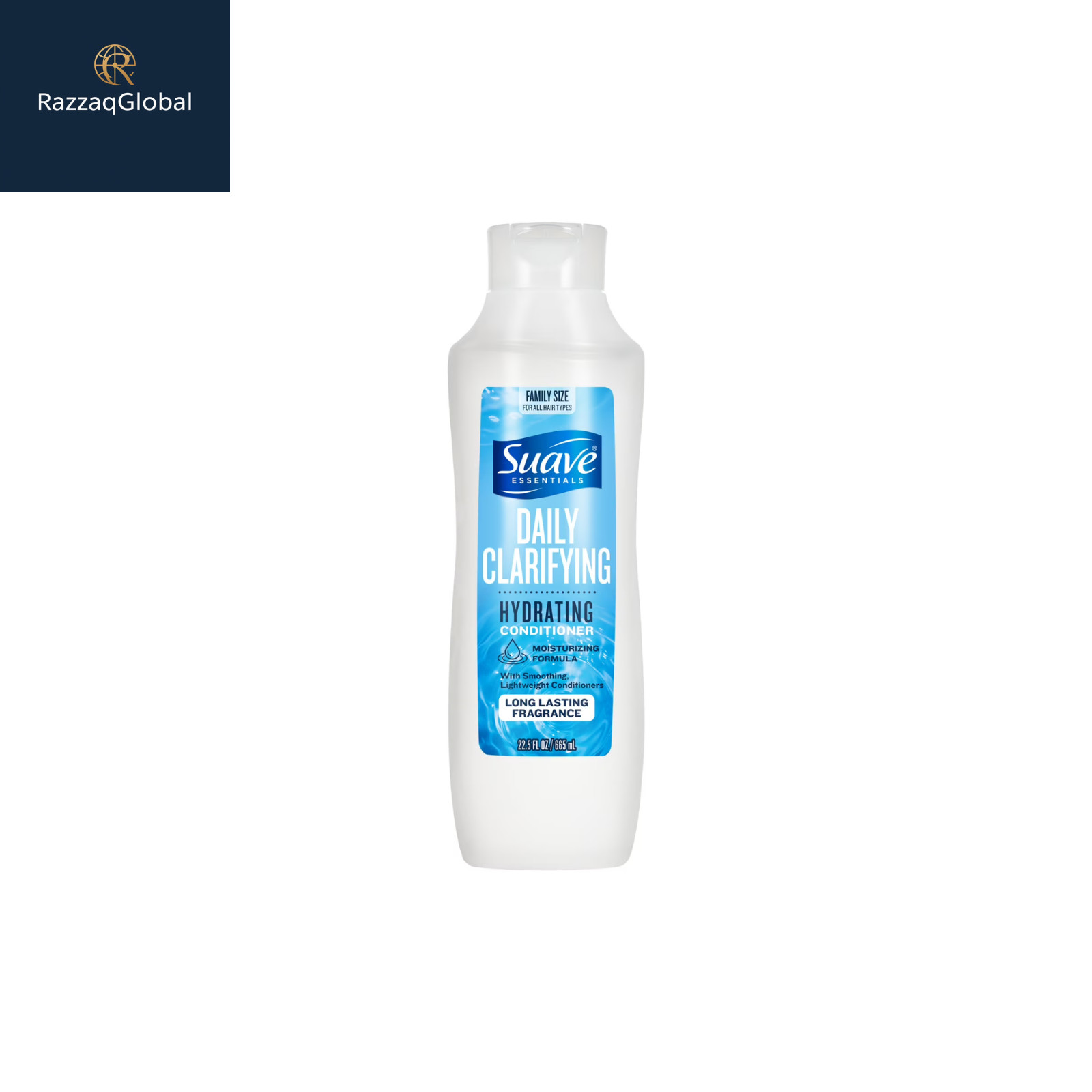 Suave Daily Clarifying Conditioner, Hydrate & Shine, 22.5 oz