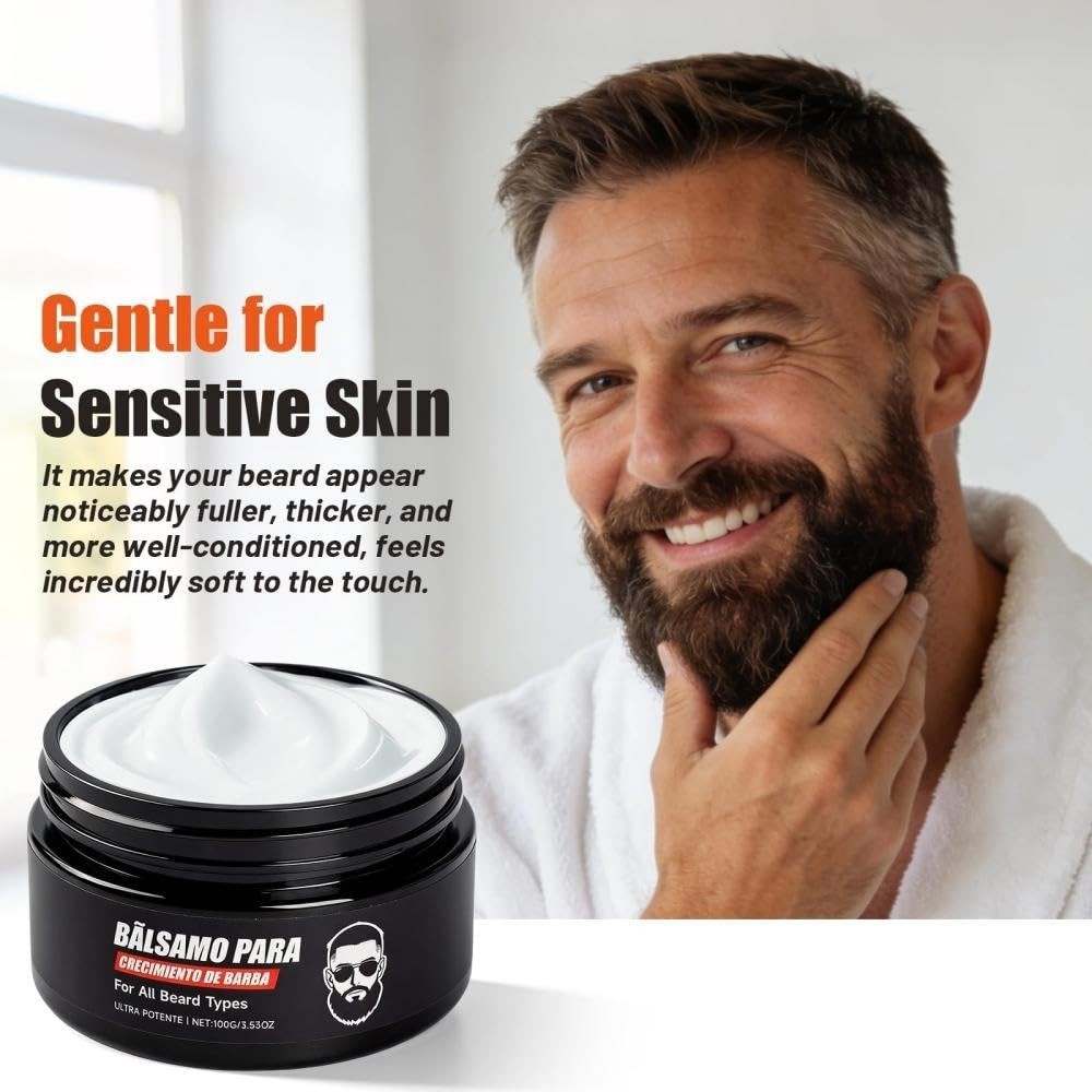 Beard Growth Serum for Men – Moisturizes & Strengthens Facial Hair 100ml