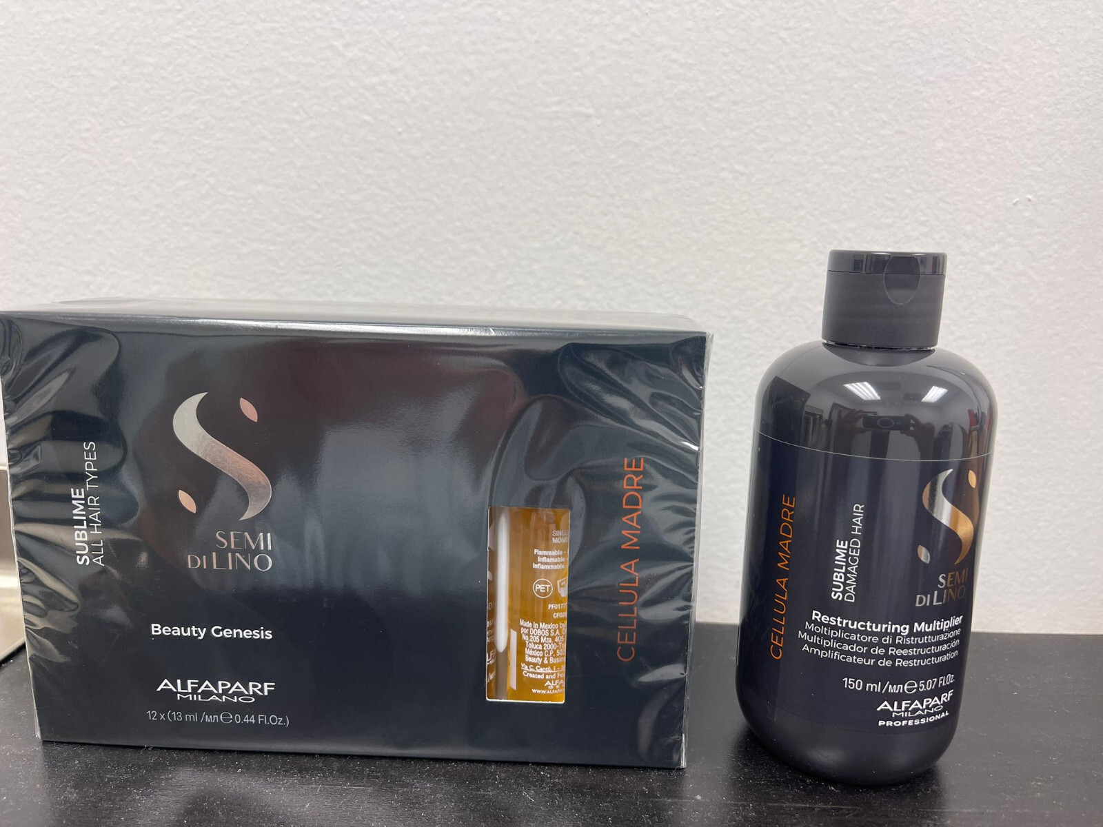 Alfaparf Milano Semi di Lino Sublime Cellula Madre Restructurin & Beauty Genesis