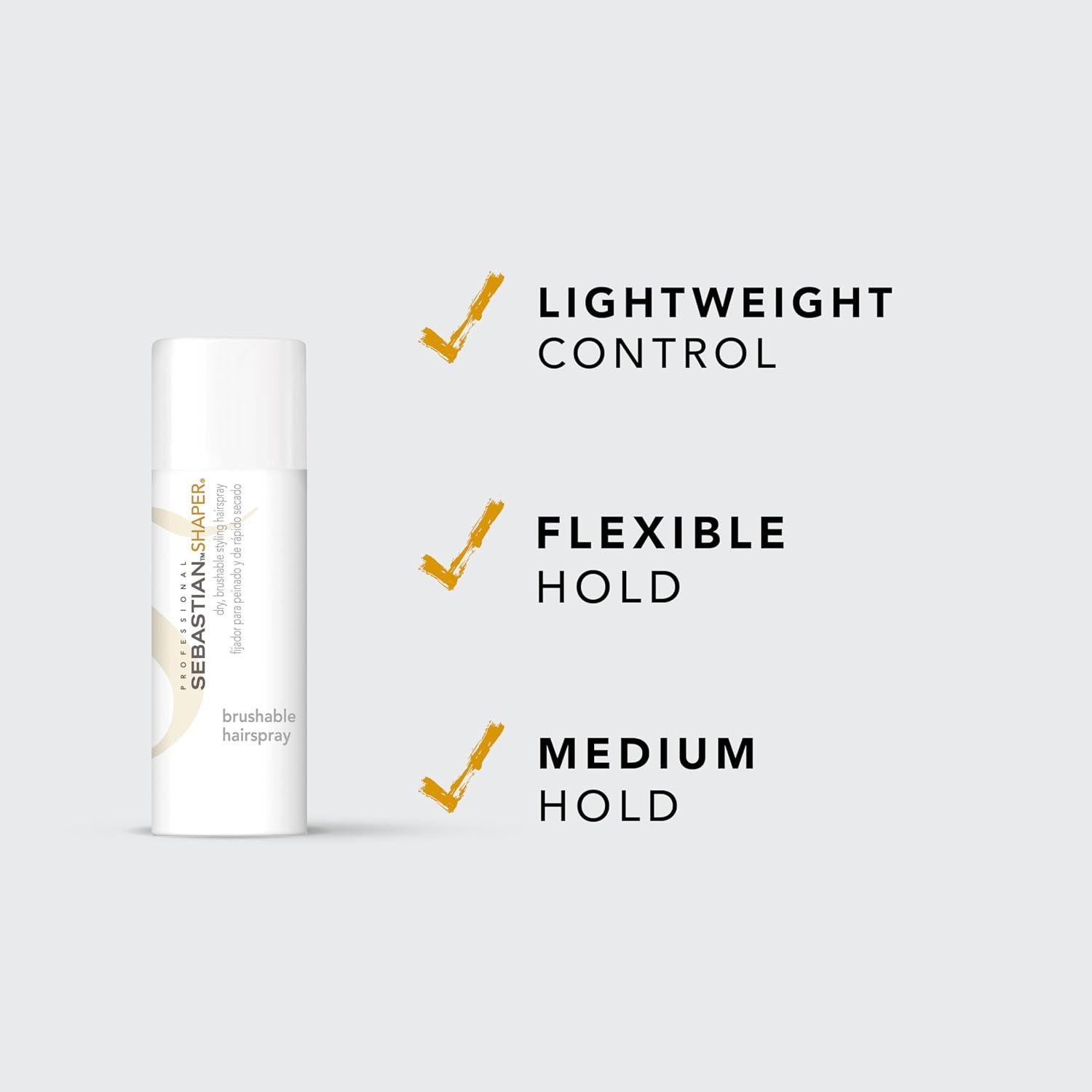 Sebastian Professional Shaper Hairspray Flexible Medium Hold Brushable Spray