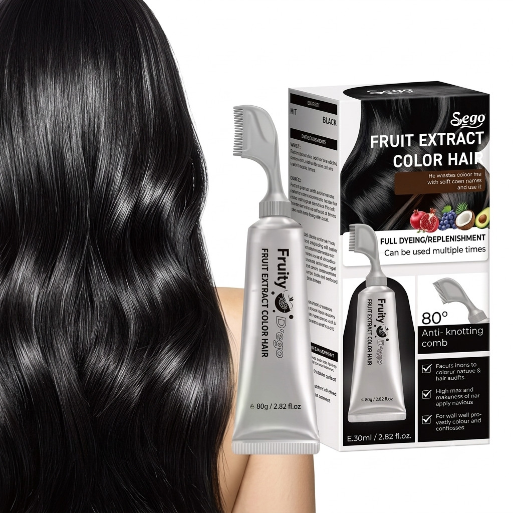100ml Silver Grey Hair Dye Cream Smoky DIY Hair Color Wax Long Lasting No Damage