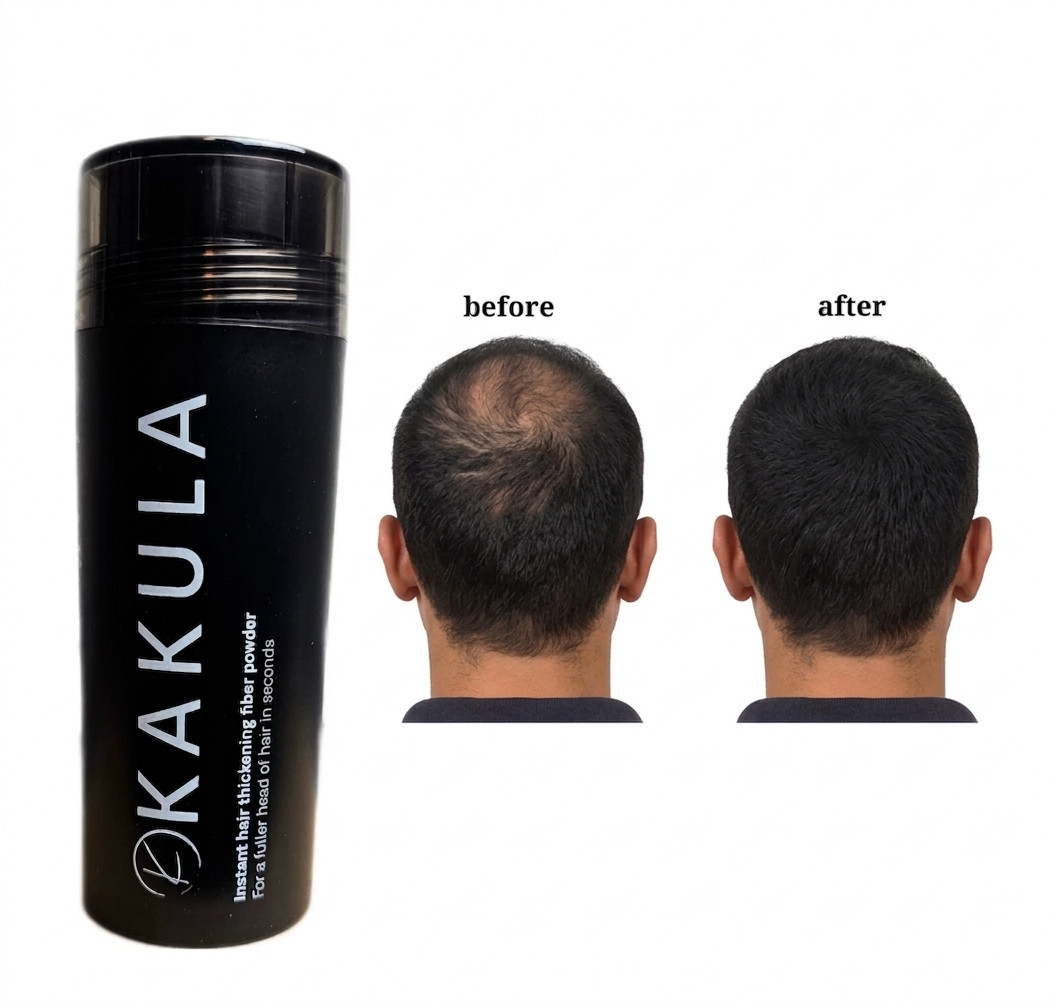 Kakula Keratin Hair Building Fibers 27.5g – Instant Thicker Fuller Hair