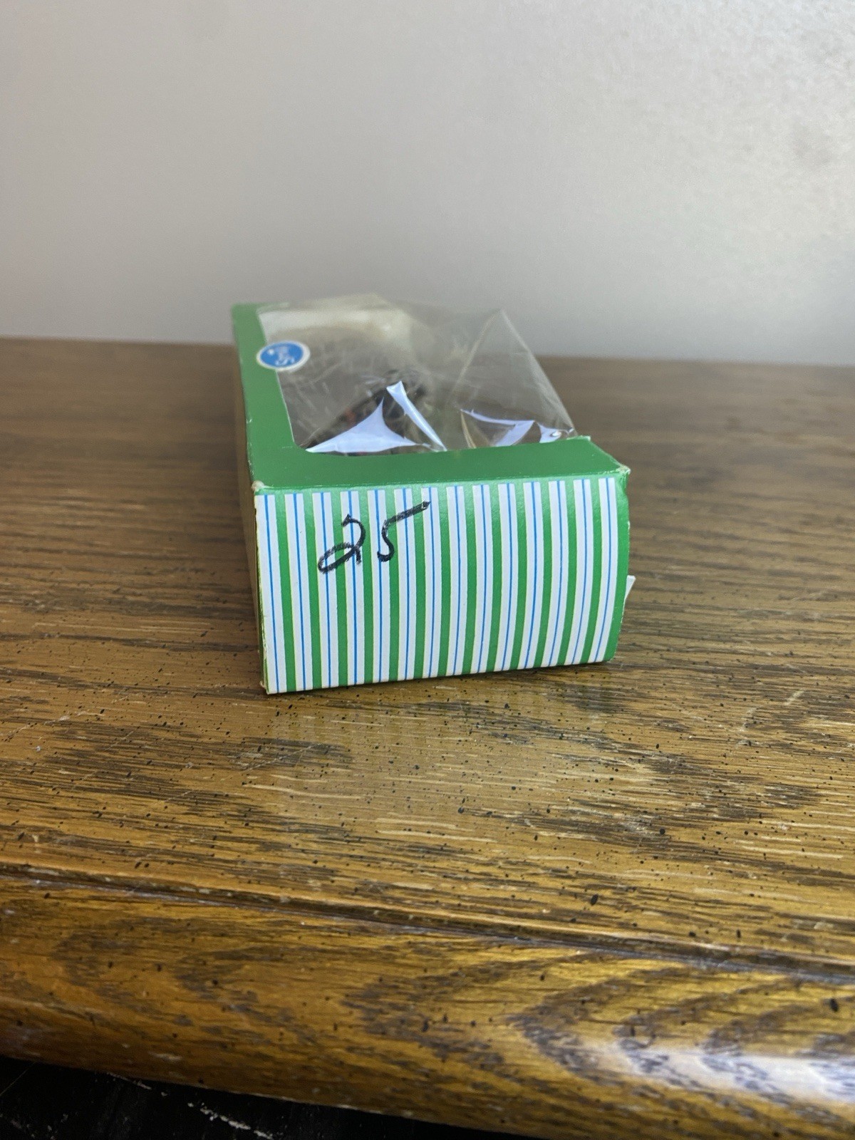 VGT New With Box Spornette #25 Boar Nylon Mirrored Wood Brush Green West Germany