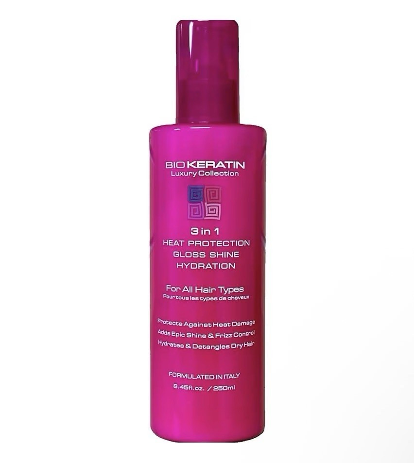 BioKeratin Luxury Collection Heat Protect Hydration Shine Spray 8.45 fl oz