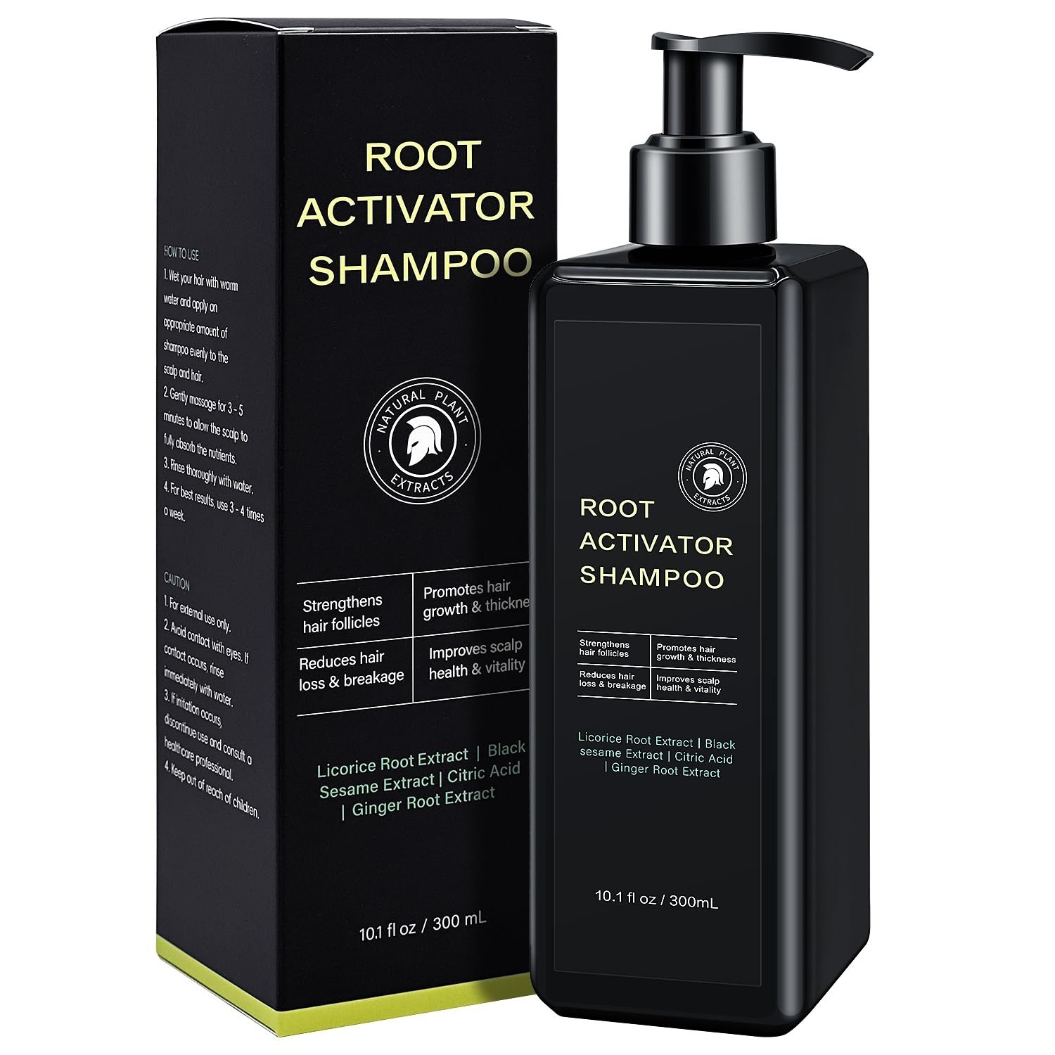 Hair Growth Shampoo for Men – Root Activator for Thinning Hair & Hair Loss – 300