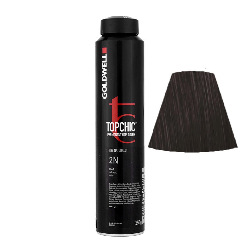 Goldwell Topchic Hair Color (Can) 2N Black 8.6 oz