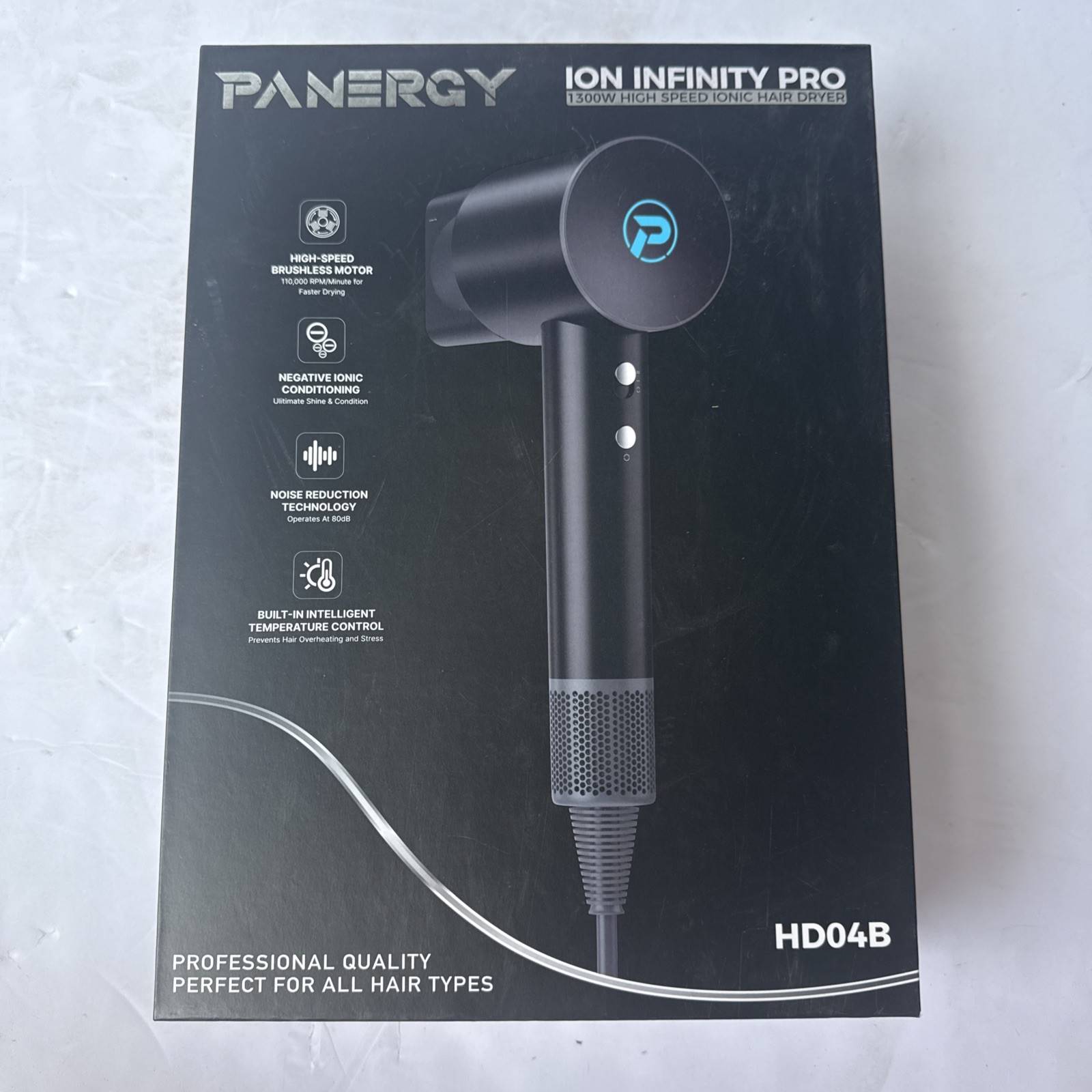 Panergy Ion Infinity Pro 1300w High Speed Ionic Hair Dryer