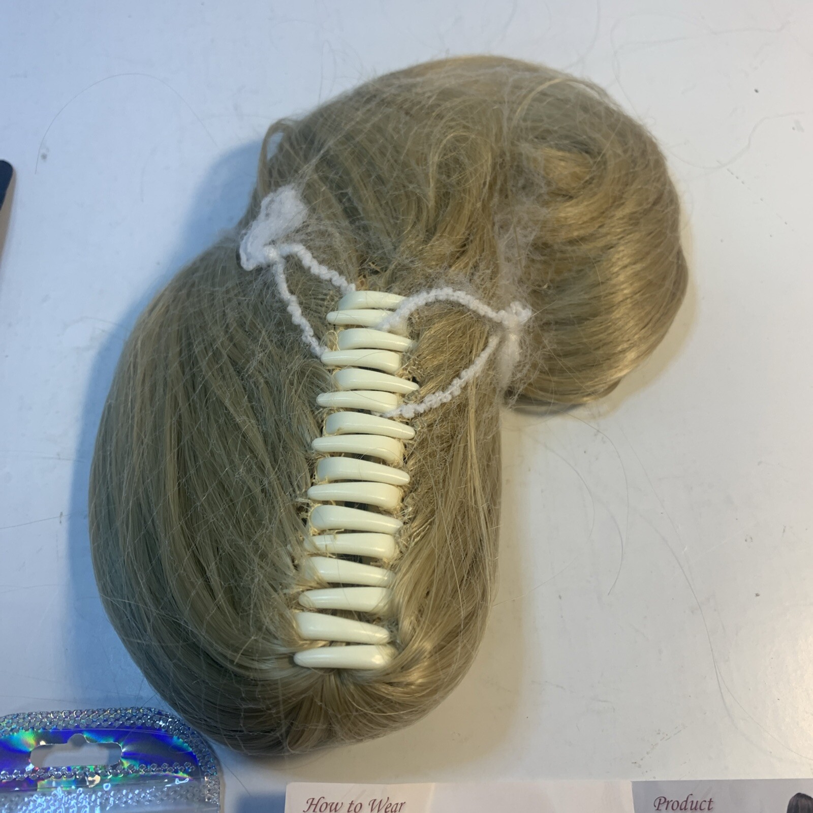 NEW Sofeiyan Curly Ponytail Hair Extension 13” Blonde Clip-In