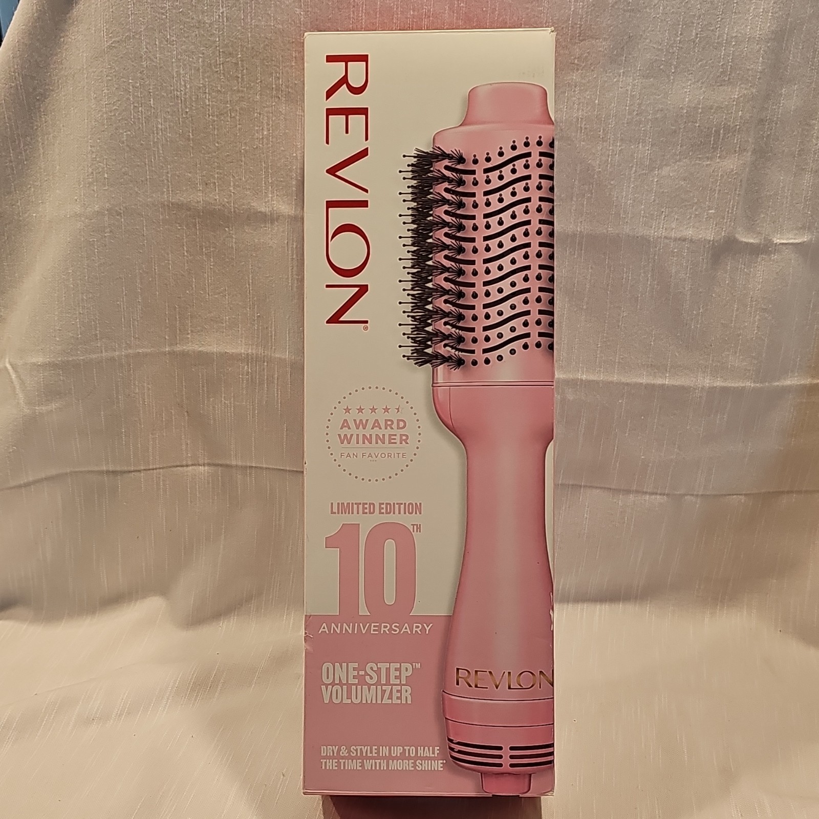 Revlon One-Step Volumizer Hair Dryer Brush 2.4 in Pink Ionic 1100W RVDR5222AN