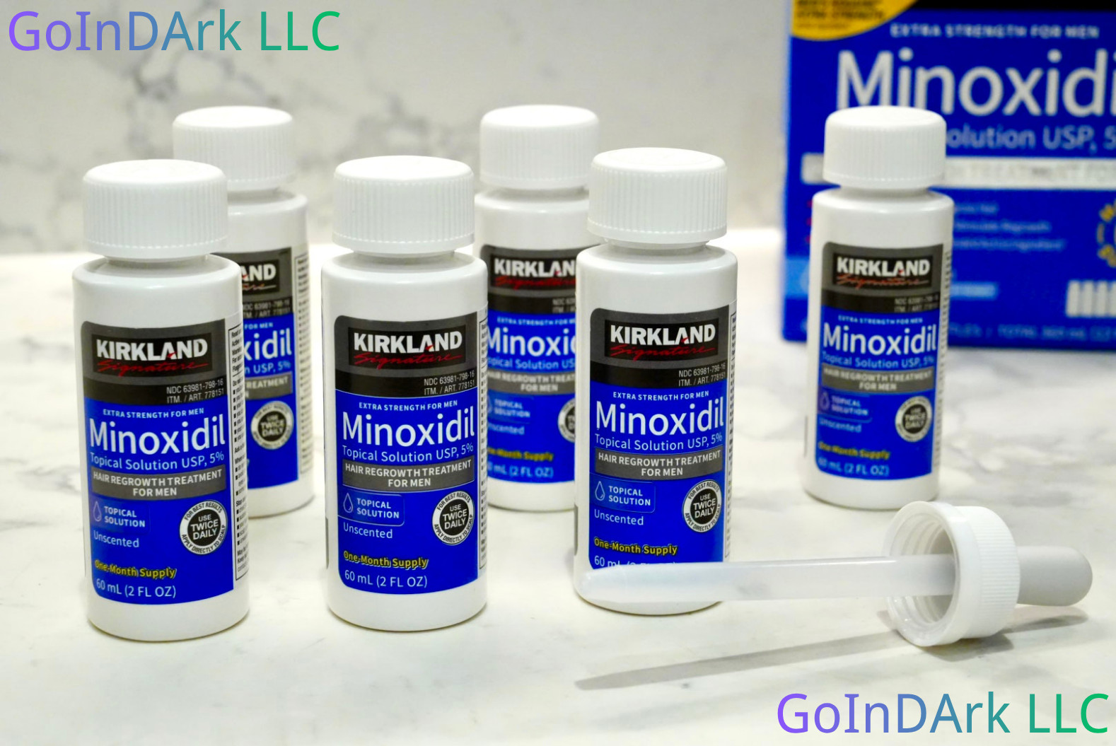 Kirkland Minoxidil 5% Extra Strength Men 6 Month Supply Hair Regrowth FREE SHIP