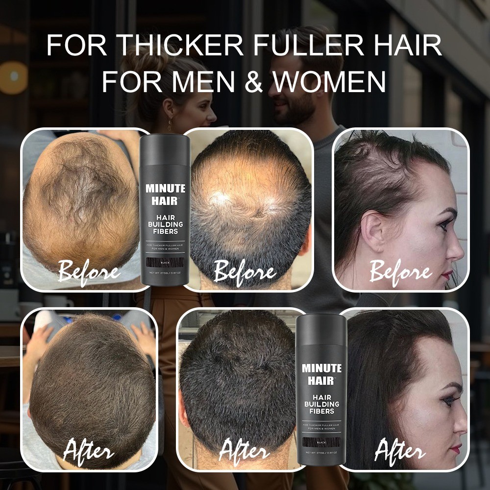 Minute Hair Fibers Shaker Bottle | Top Quality Hair Building Fibre | 27.5 Grams