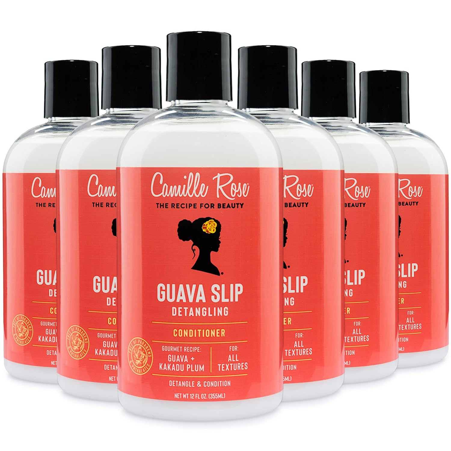 Conditoner, Guava Slip 6-Pack – Deep Moisture, Detangler for Textured, Coily, Wa