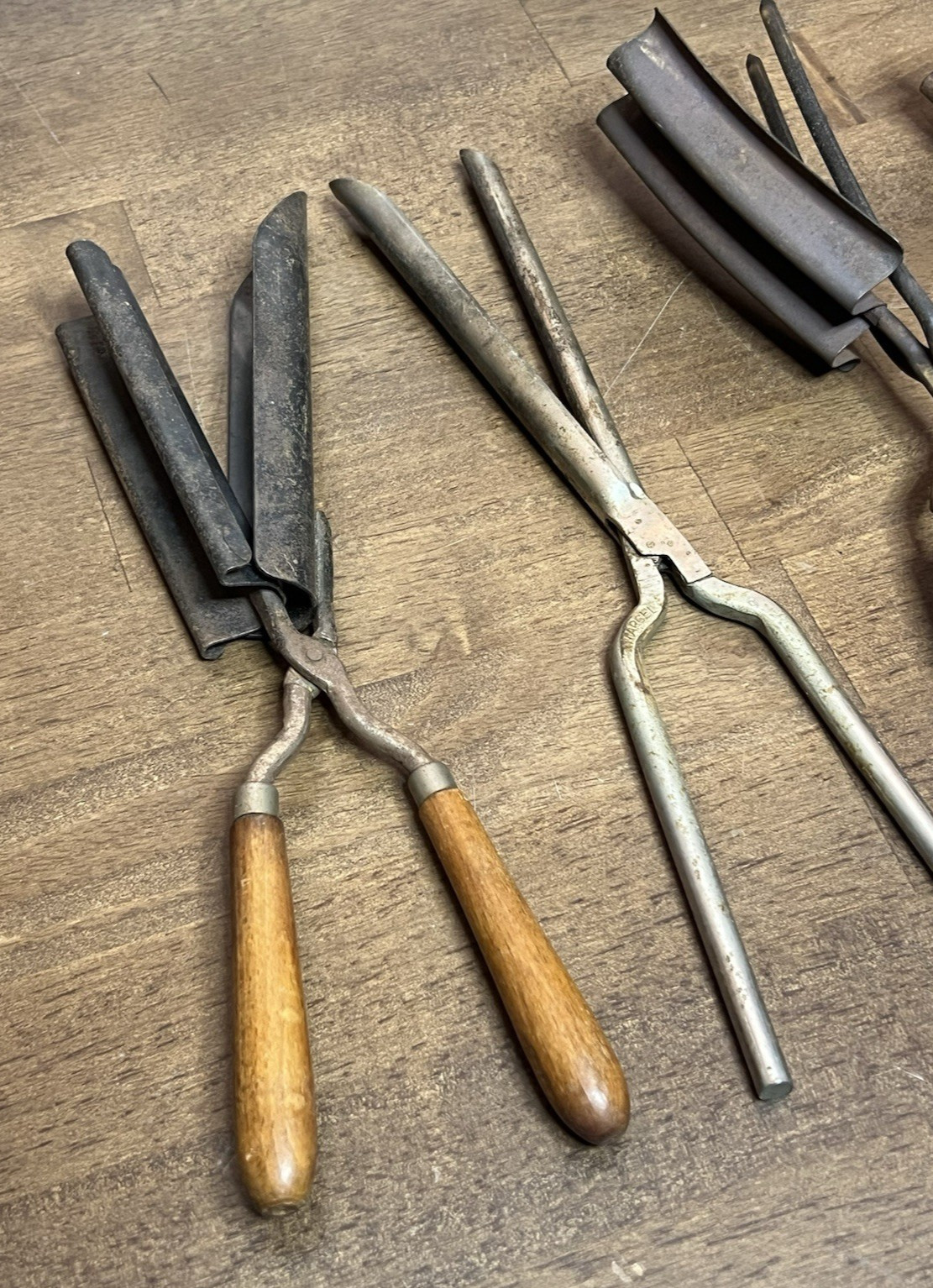 Vintage Antique Thermal Curling Irons from Germany and France – Lot of 5