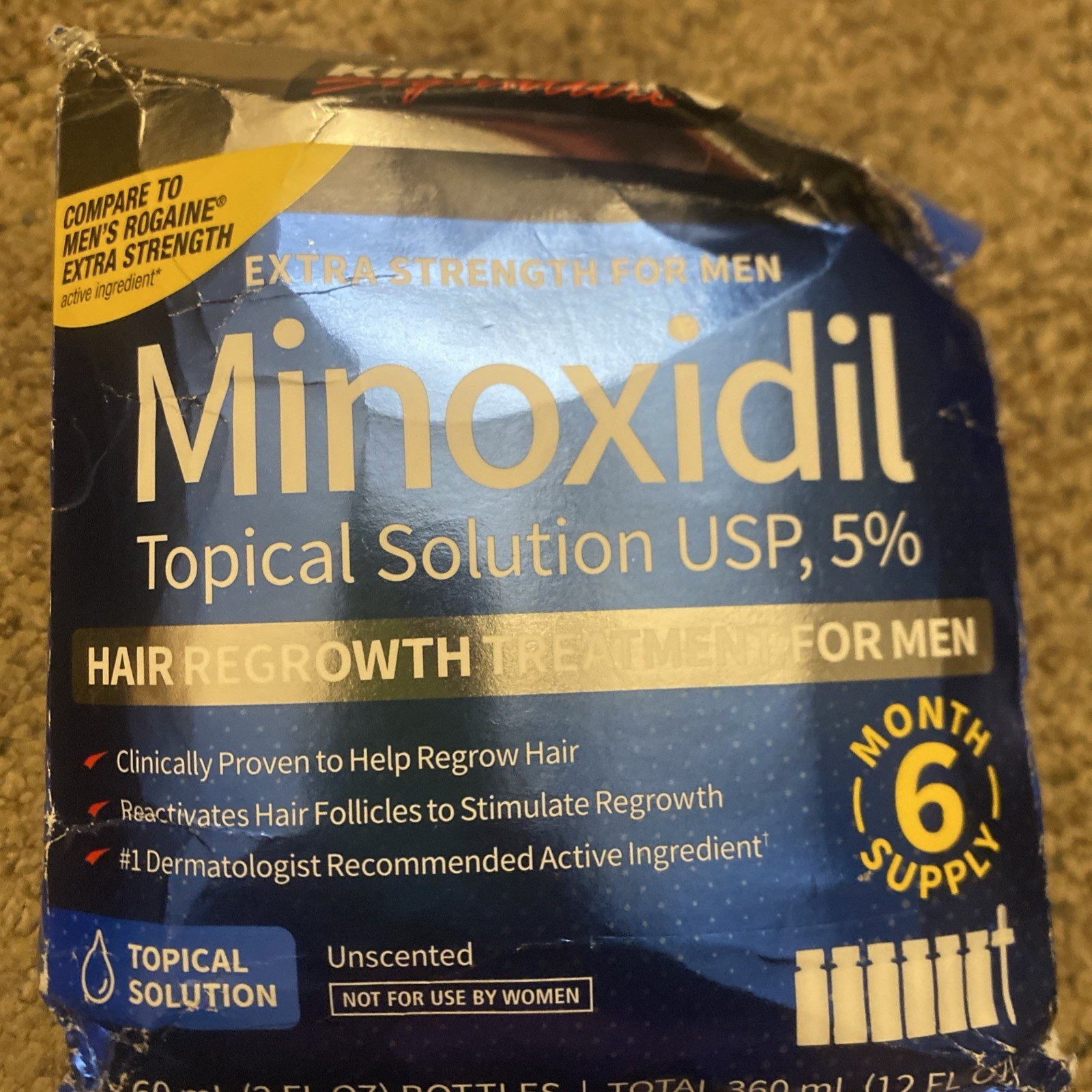 Kirkland Signature Minoxidil 5% Extra Strength Men Hair Regrowth EXP 05/27+