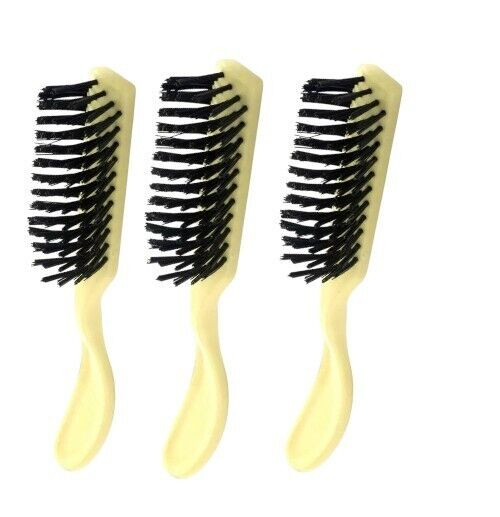 Pack of 12 Hospital Hair Brush – Plastic Handle, Ivory, 7″ Adult Hairbrushes