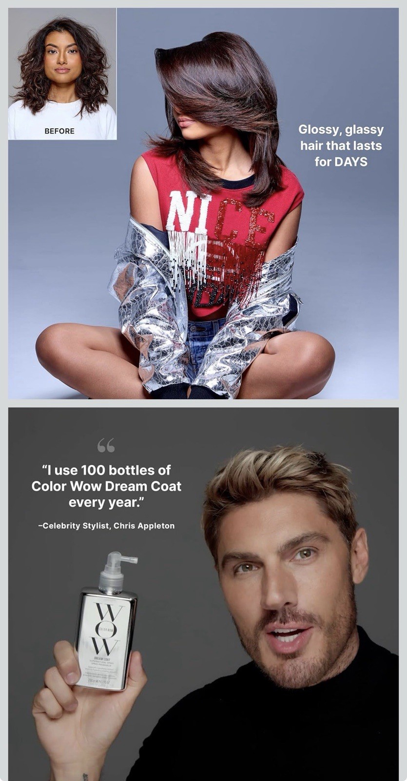 Color Wow Dream Coat Supernatural Spray Anti-Frizz Anti-Humidity 6.7 oz/200mL