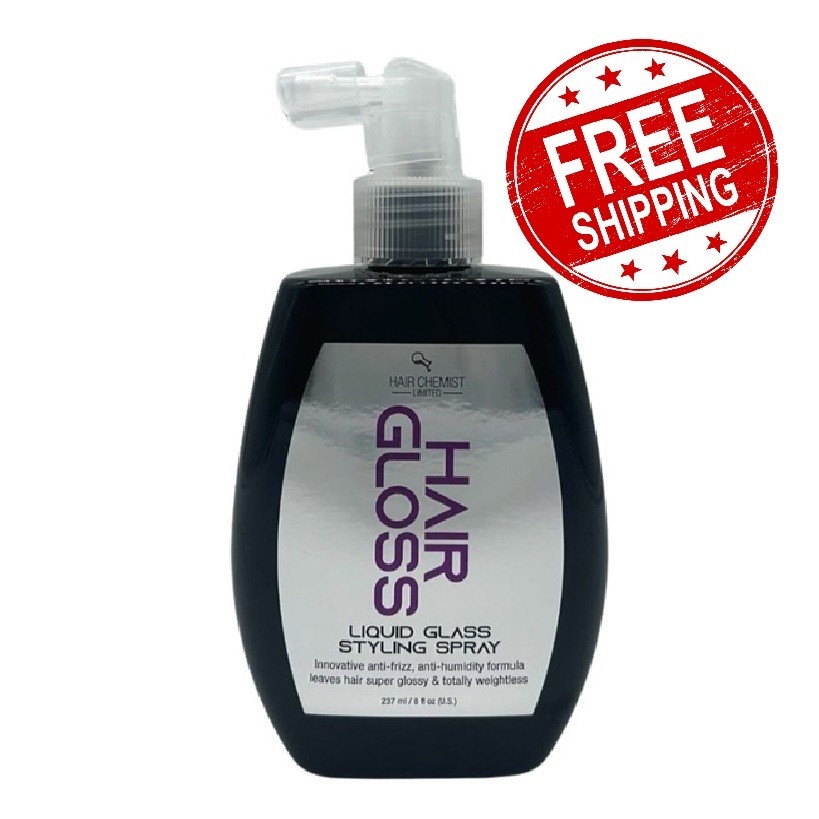 HAIR CHEMIST Hair Gloss Liquid Glass Styling Spray 237ml/8oz – Anti Frizz