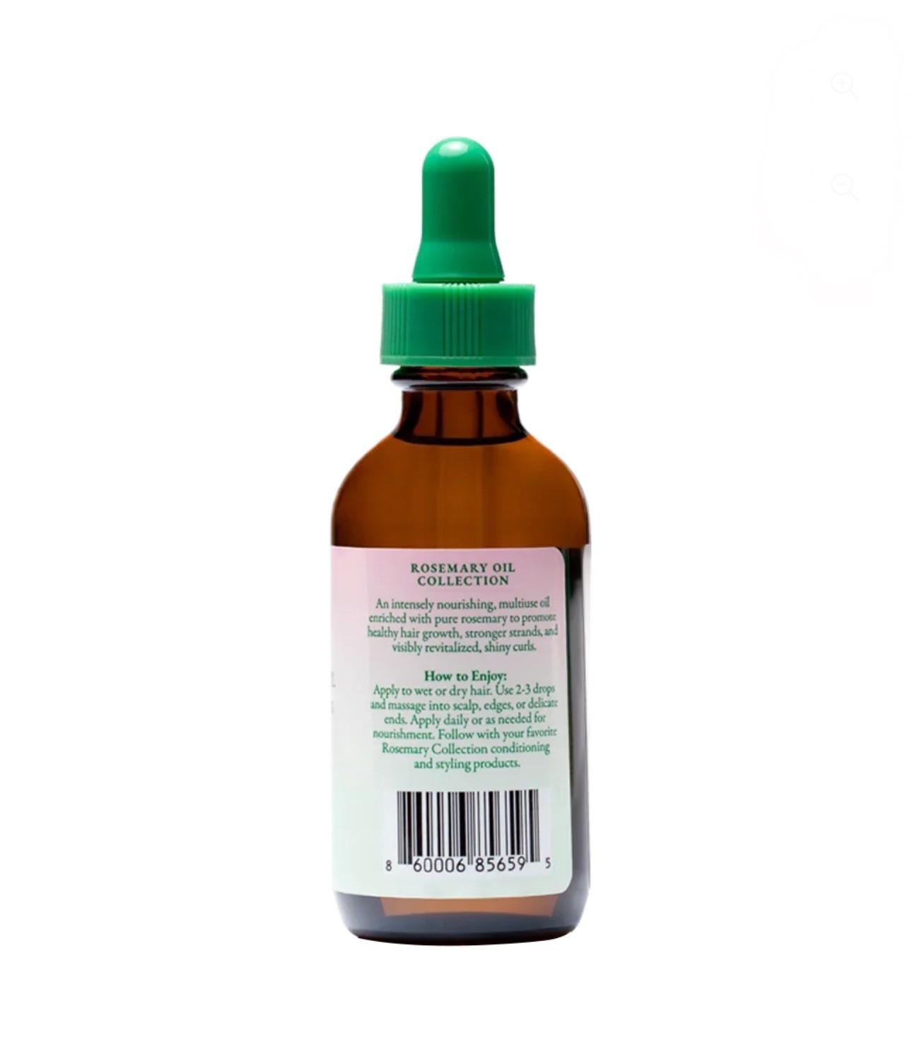 2 Bottles Camille Rose Rosemary Oil Strengthening Hair and Scalp Drops 1.9 Oz