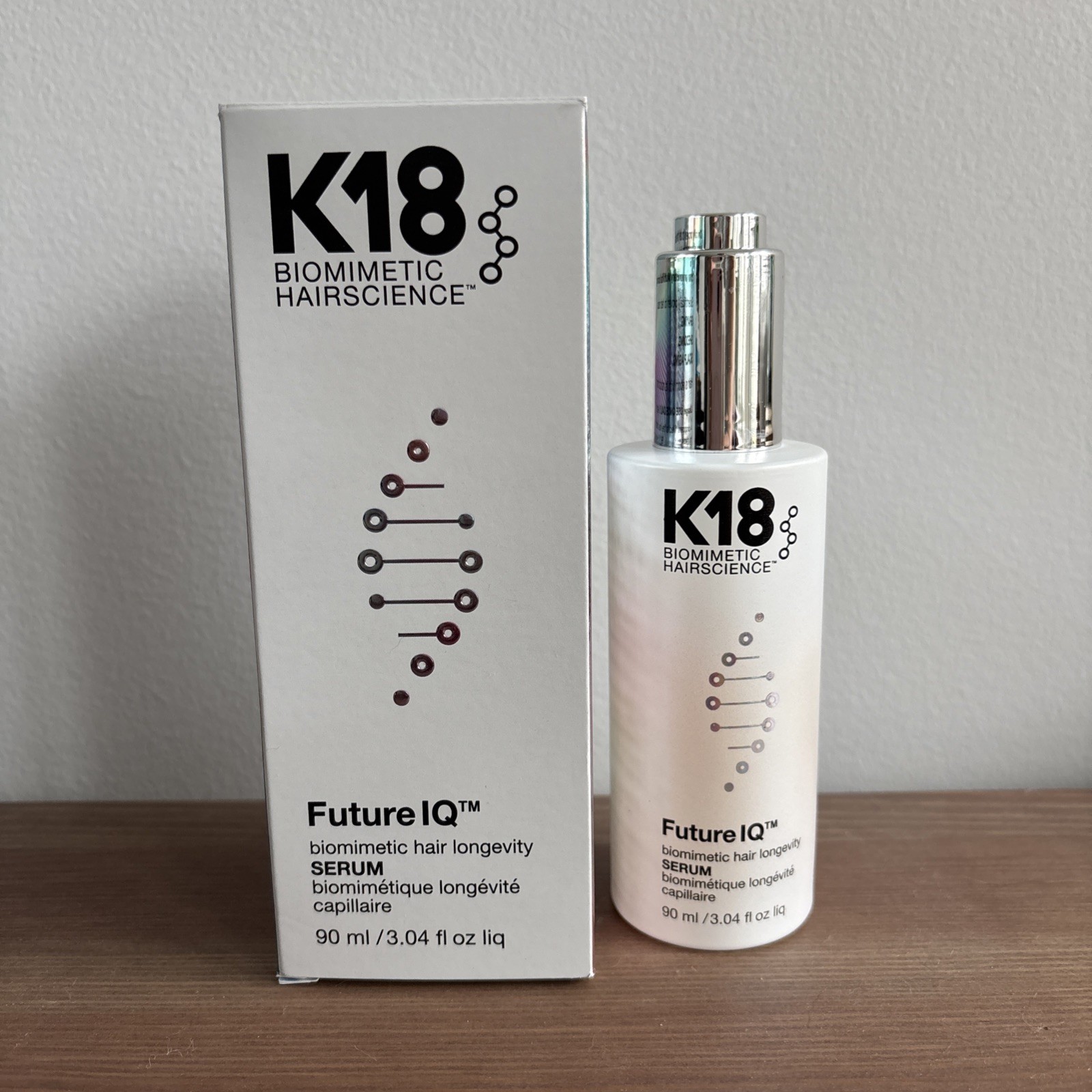 K18 Future IQ Biomimetic Hair Longevity Serum 90ml / 3.04 fl oz NEW IN BOX