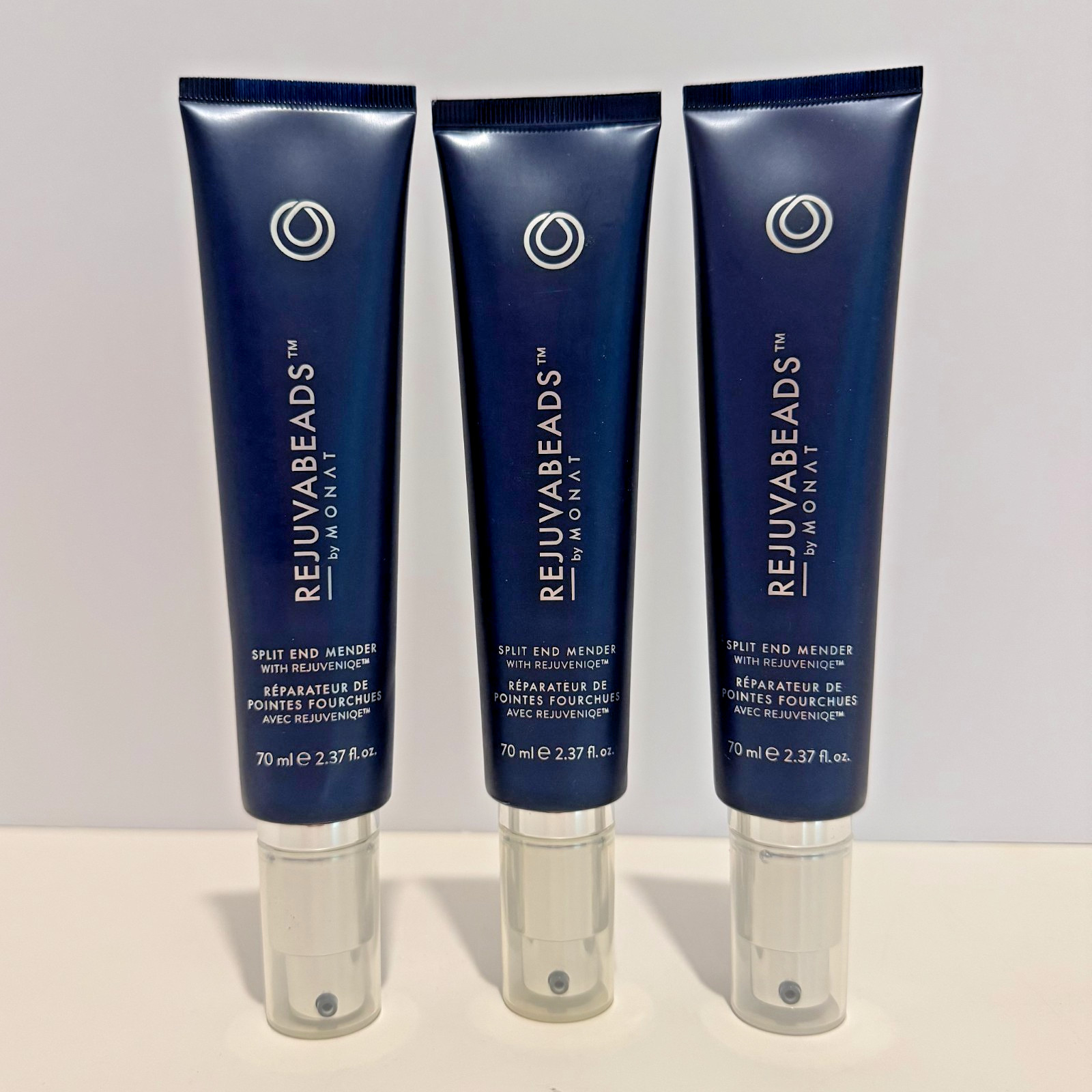 Monat Rejuvabeads Split End Mender Full Size 2.37 oz- New- LOT of 3