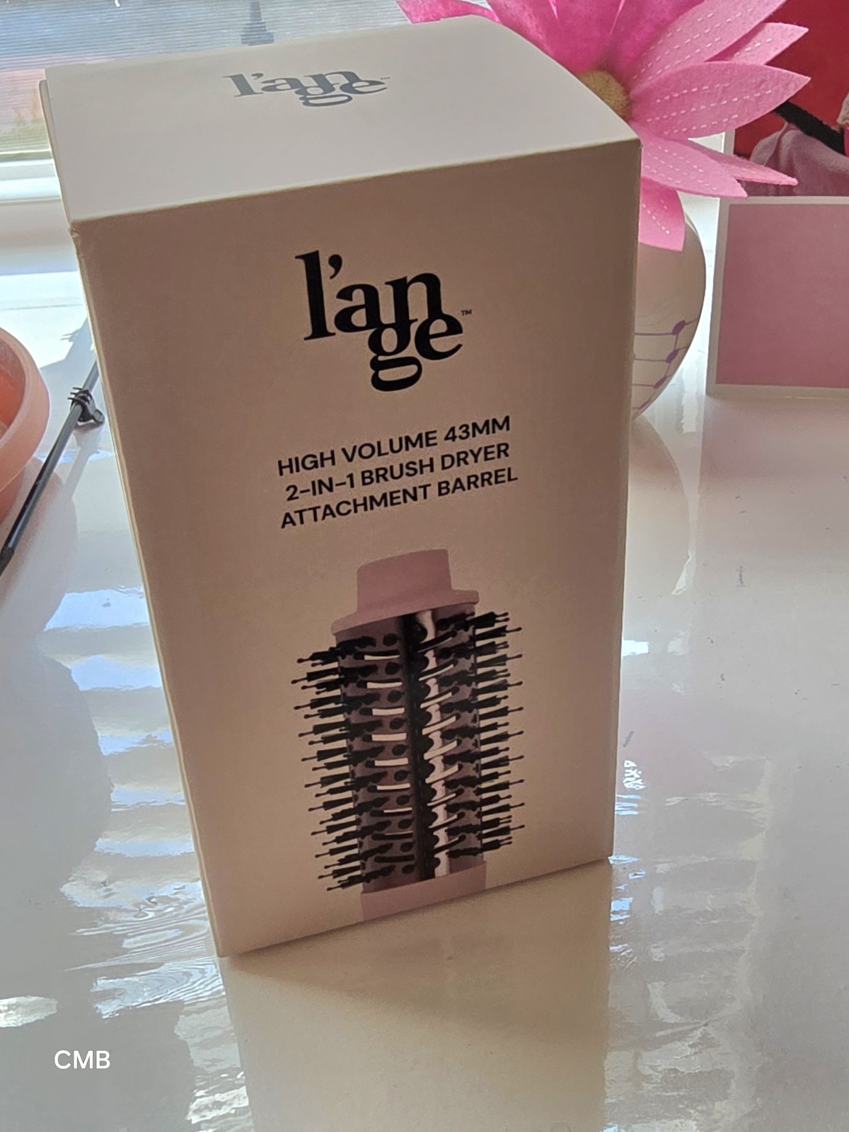 Brand new, never used L’ange High Volume 43mm 2-in-1 Brush DryerAttachmentBarrel