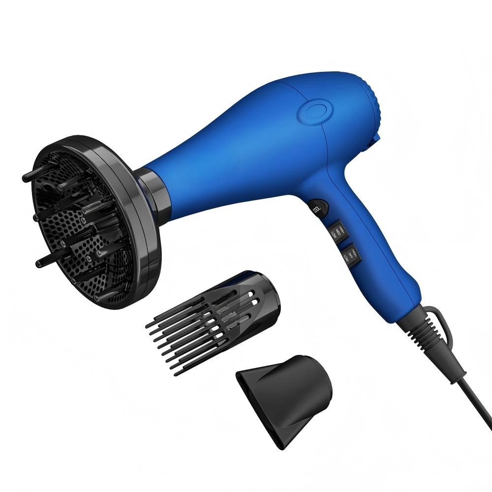 Professional Ionic Hair Dryer Fast Drying Blow Dryer 3 Heat/2 Speed Diffuser