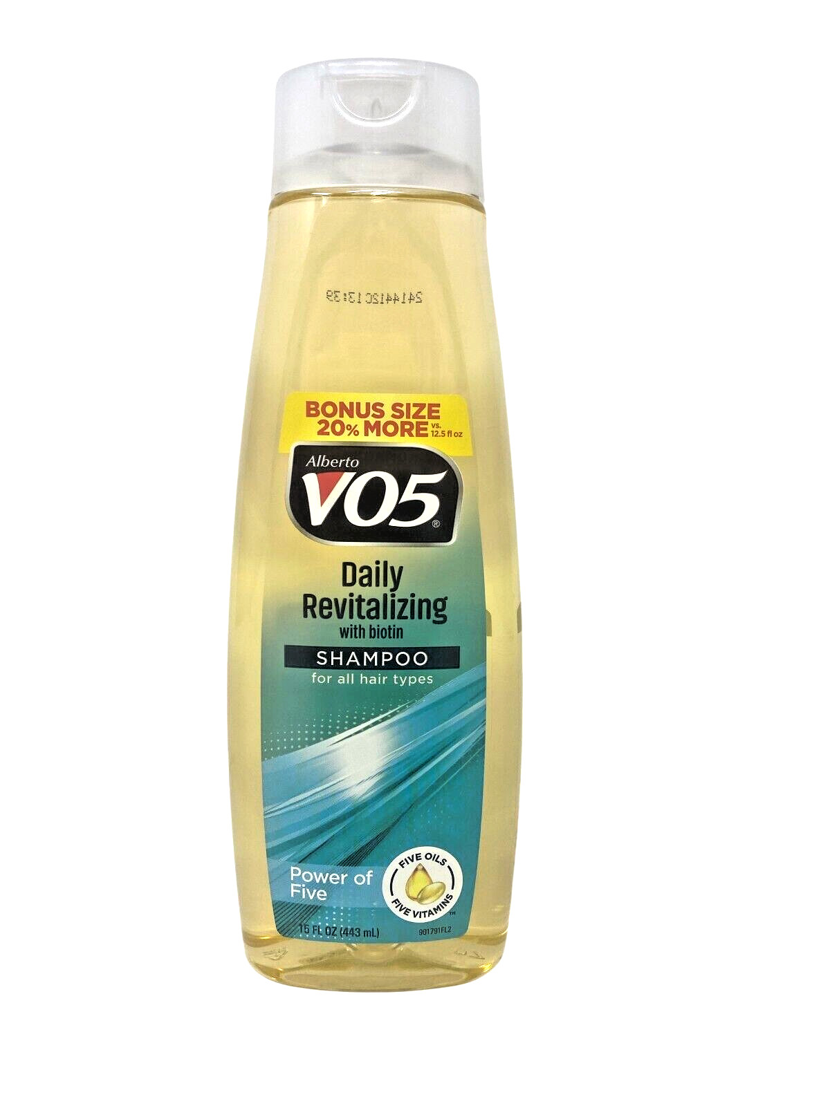 Alberto VO5 Daily Revitalizing Shampoo with Biotin, 15 fl oz (443ml), Pack of 3
