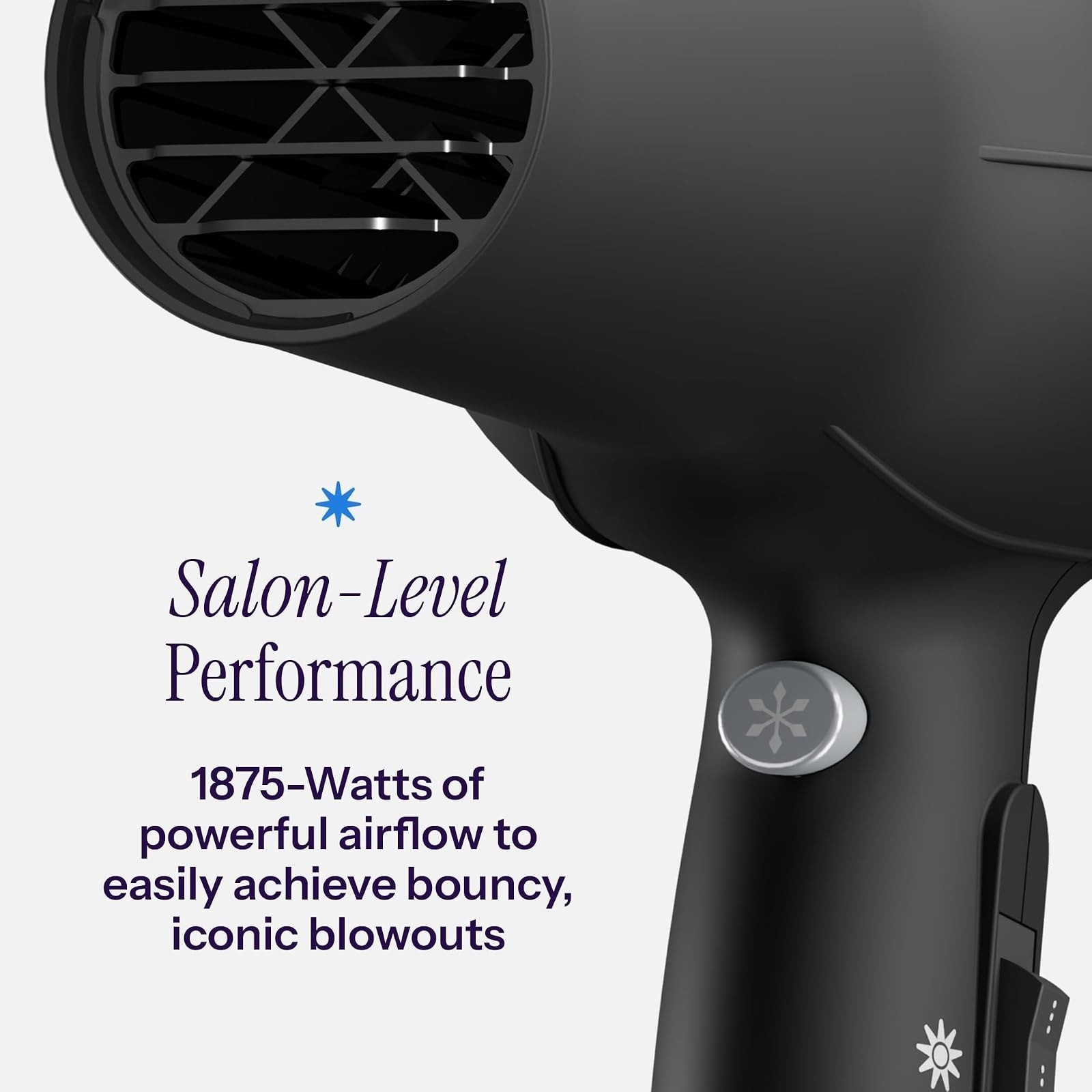 HOT TOOLS Pro Artist 1875W Turbo Ionic Hair Dryer – Fast Drying, Lightweight