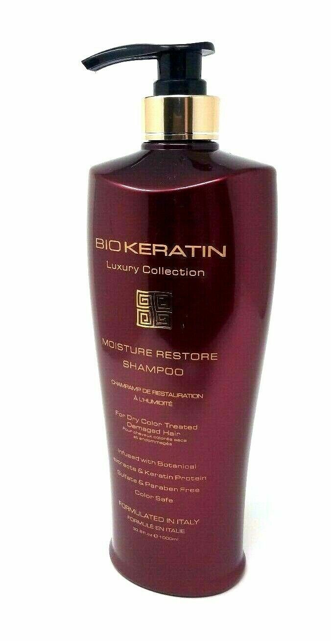 Bio Keratin Luxury Collection Moisture Restore Shampoo JUMBO 33.8 fl oz VERED