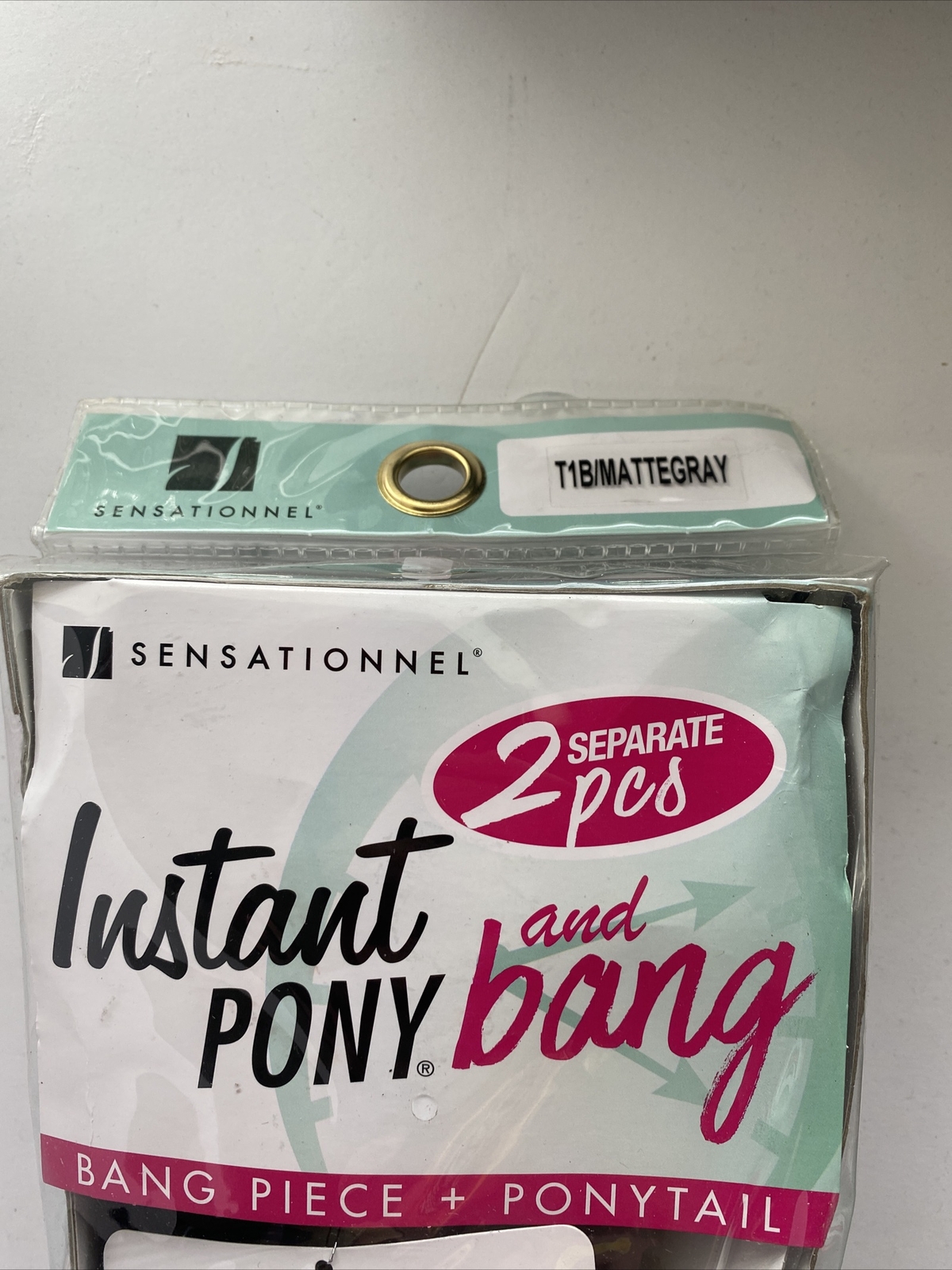 Sensationnel Drawstring Instant Ponytail & China Bang – CAMI 30″ T1B/MATTEGRAY