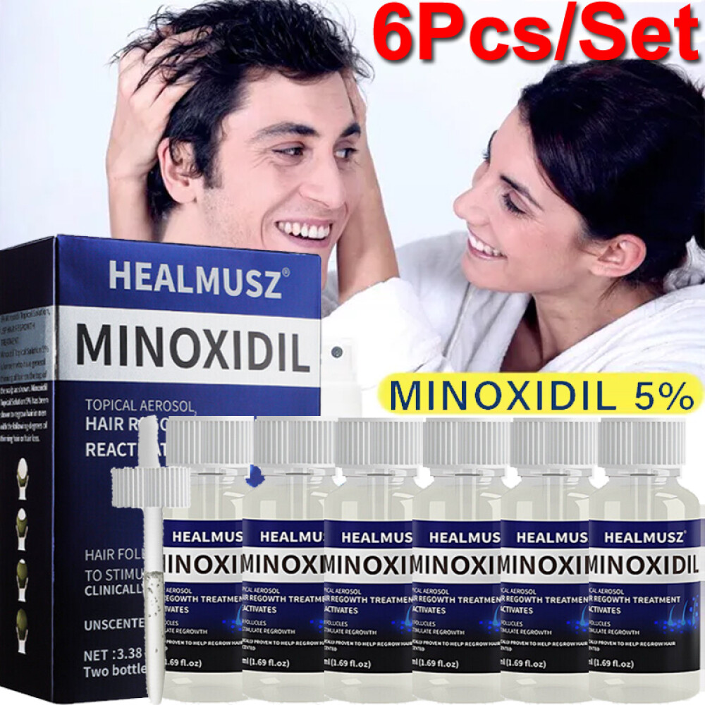 Minoxidil 5% Extra Strength for Men&Women Hair Regrowth Solution 6 Month Supply