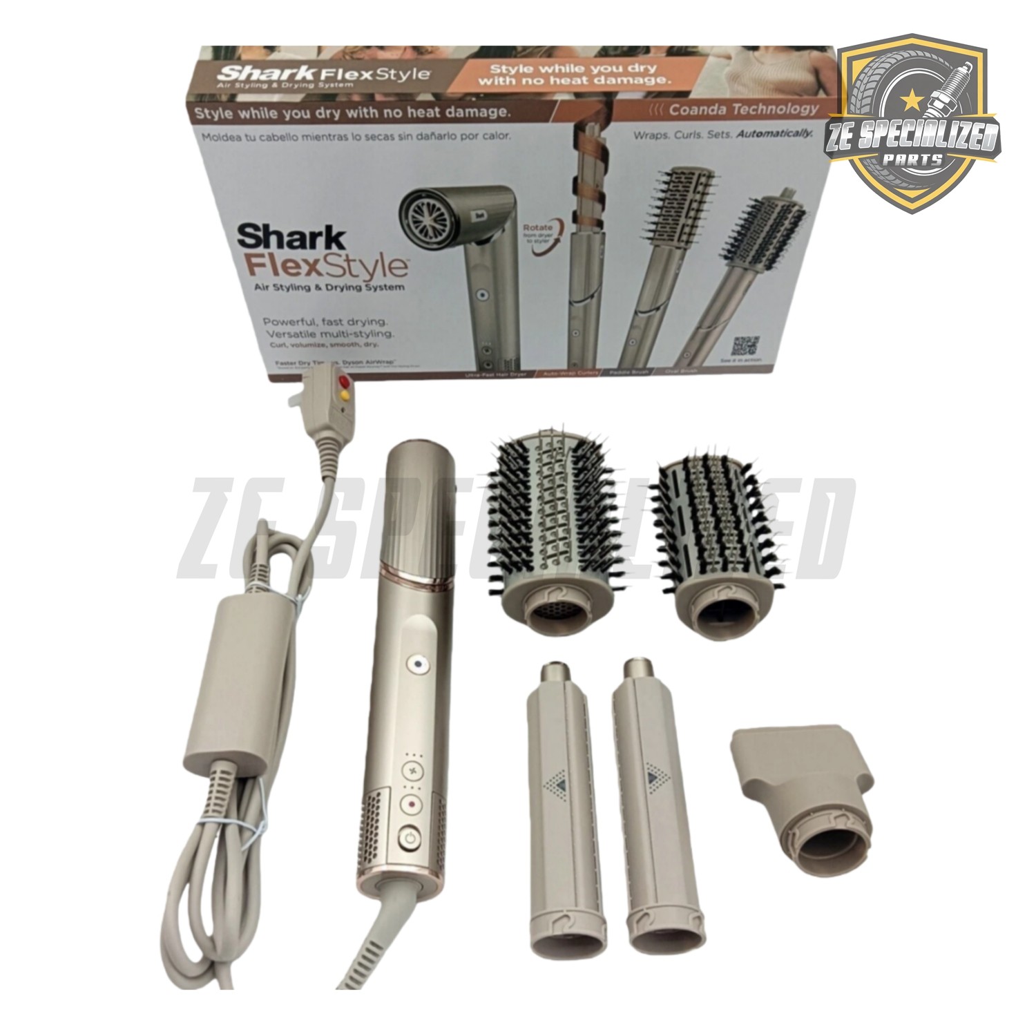 1300W Shark Flex Style Air Styling & Drying System – Stone (HD430) 120V,60HZ US