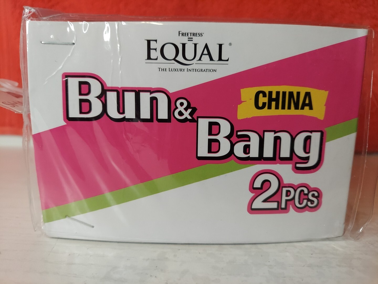 Freetress Equal Bun & China Bang Synthetic Hair Ponytail 2 Pcs- Coco Bun Bang